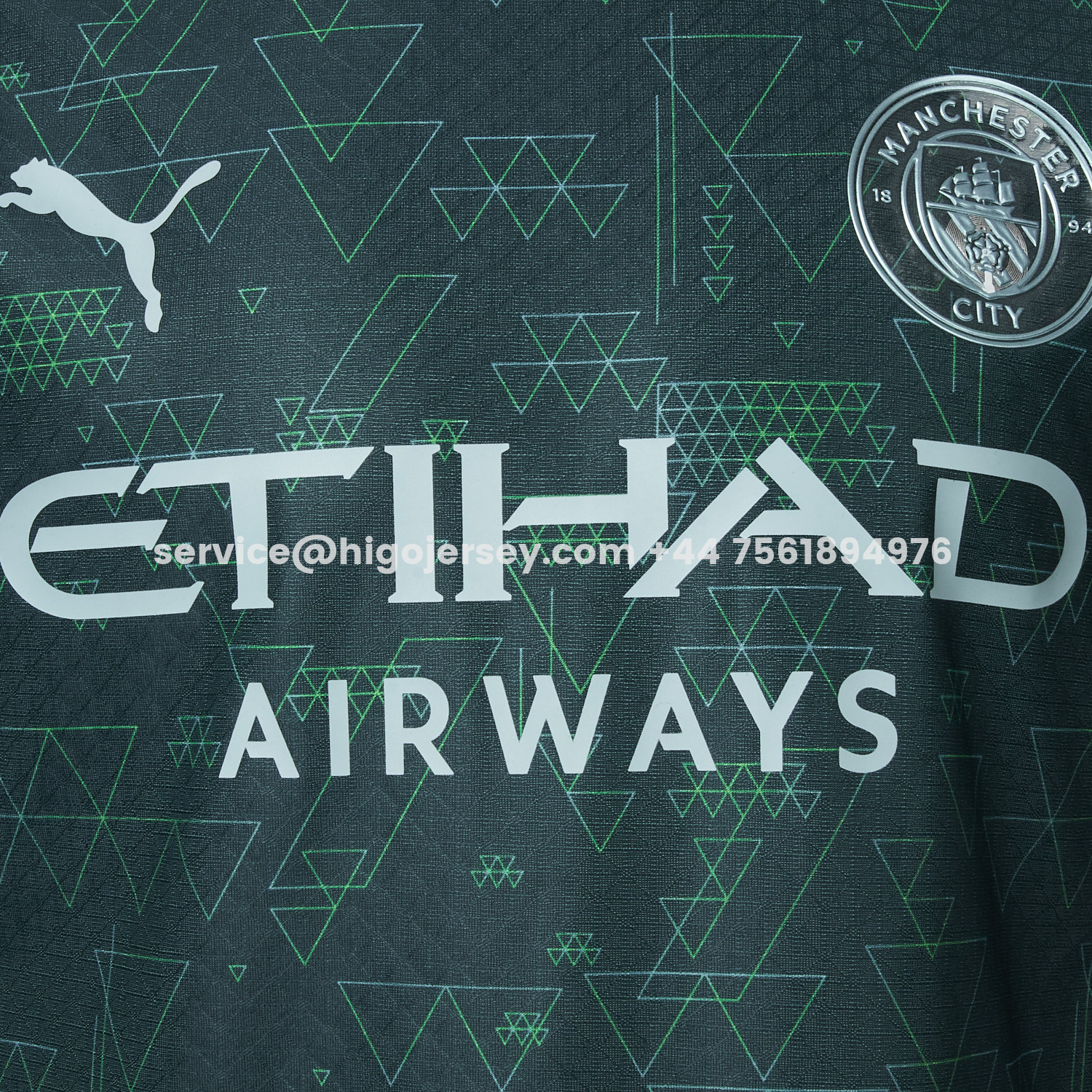 Higojerseys-Manchester City 25-26 Fourth Green Jersey - Player Version