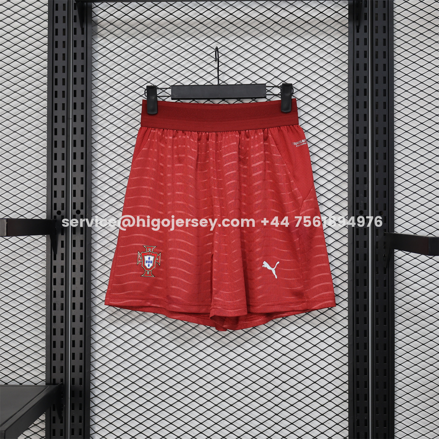 Higojerseys-Portugal 2026 Home Red Shorts - Player Version