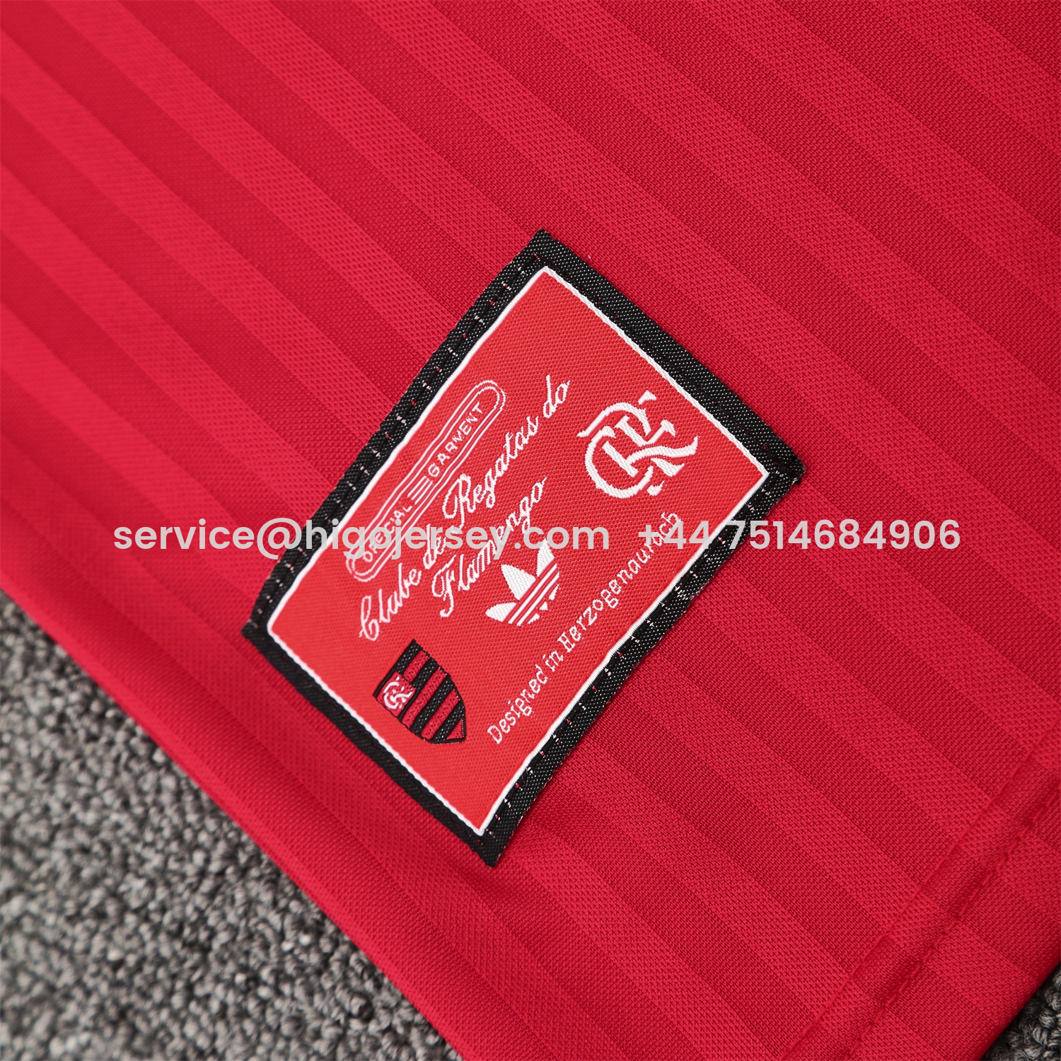 Higojerseys-Flamengo 25-26 Short-Sleeve Training Set - Red Top & Black Shorts