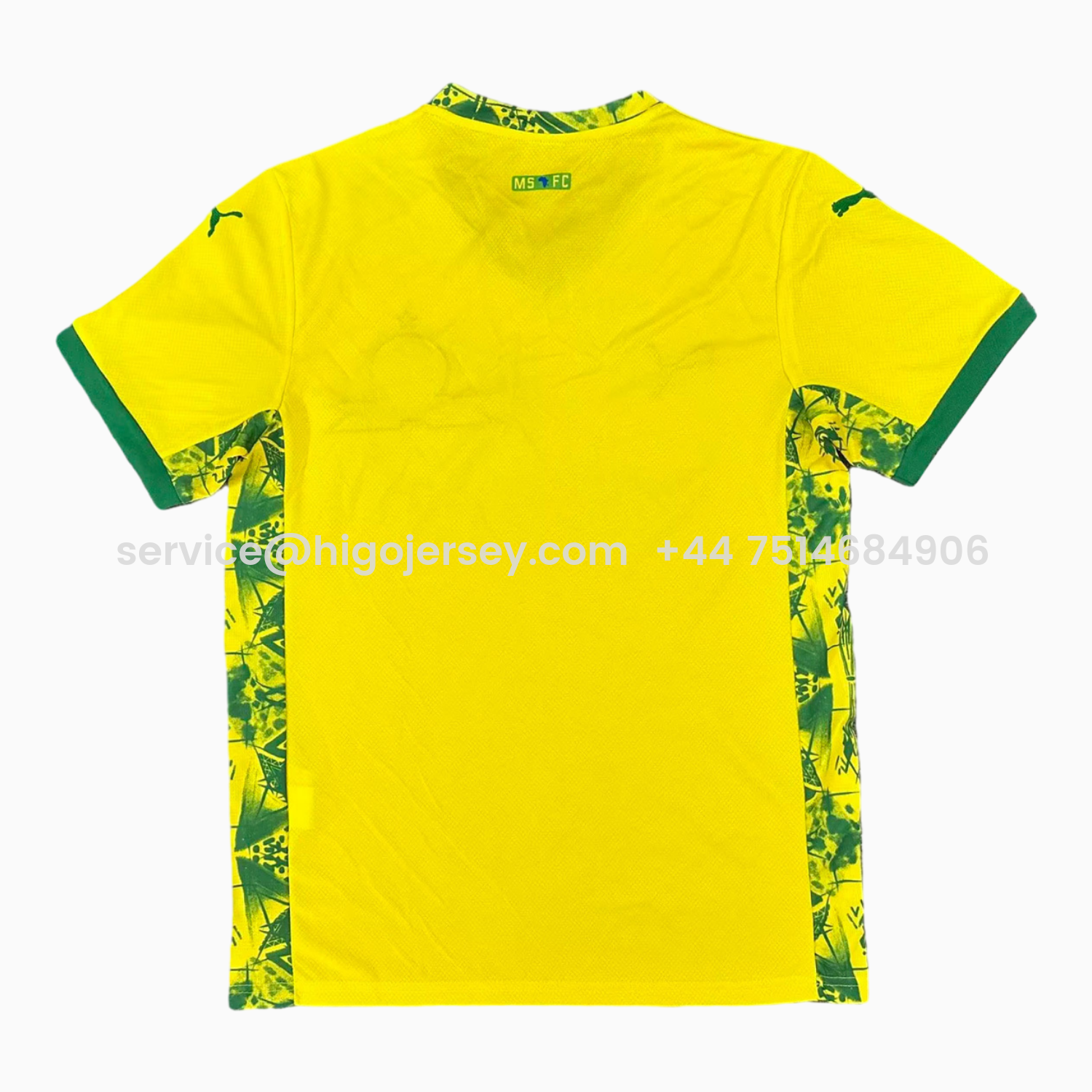 Higojerseys-Mamelodi Sundowns 25-26 Home Yellow Jersey - Fans Version