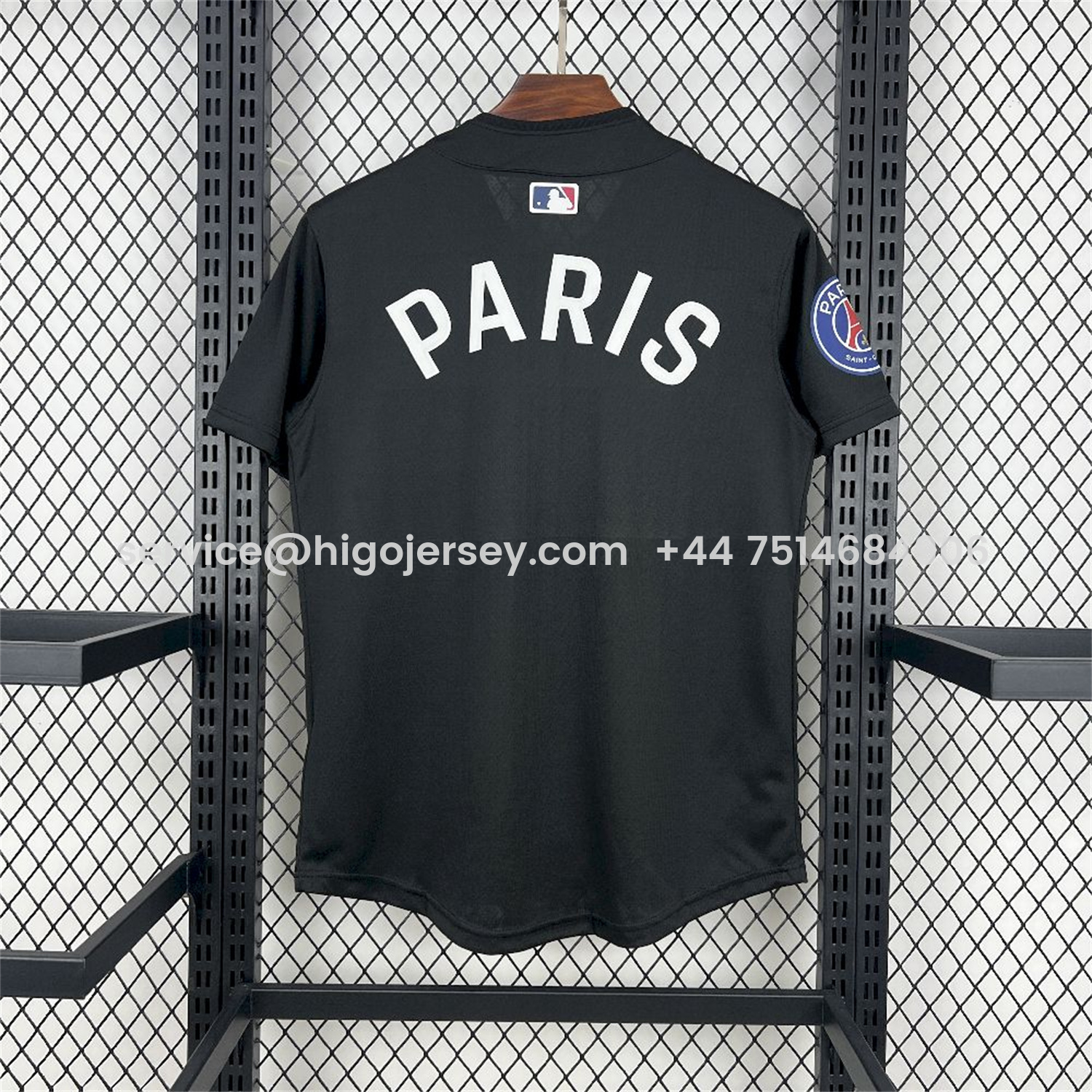 Higojerseys-Paris Saint-Germain PSG 25-26 Black Limited Baseball Jersey