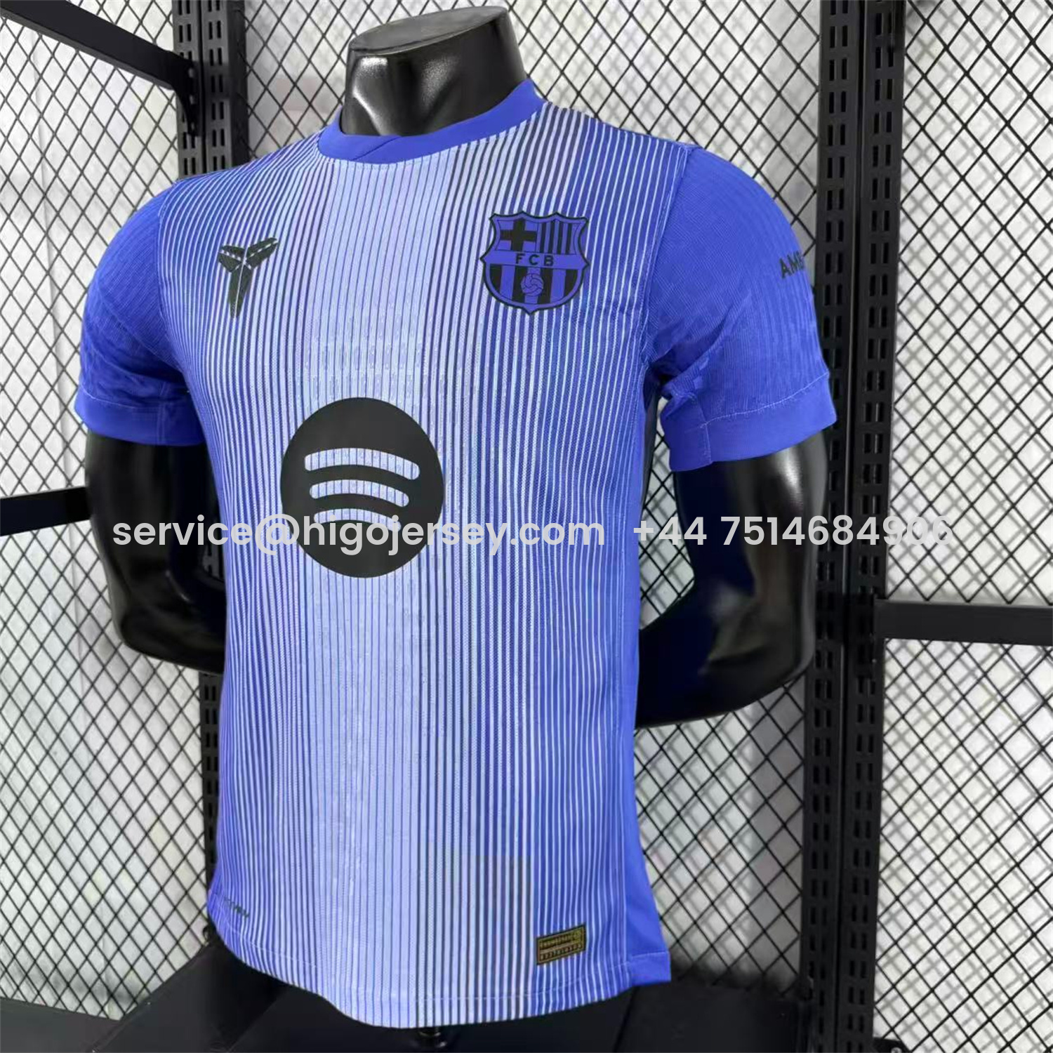 Higojerseys-Barcelona 25-26 Purple Gradient Pre-Match Training Jersey - Player Version