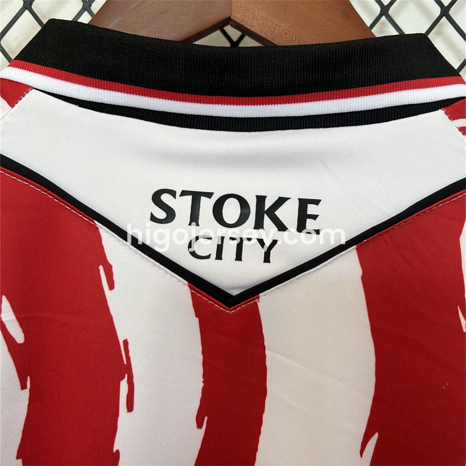 Higojerseys-Stoke City 25-26 Home Jersey - Fans Version