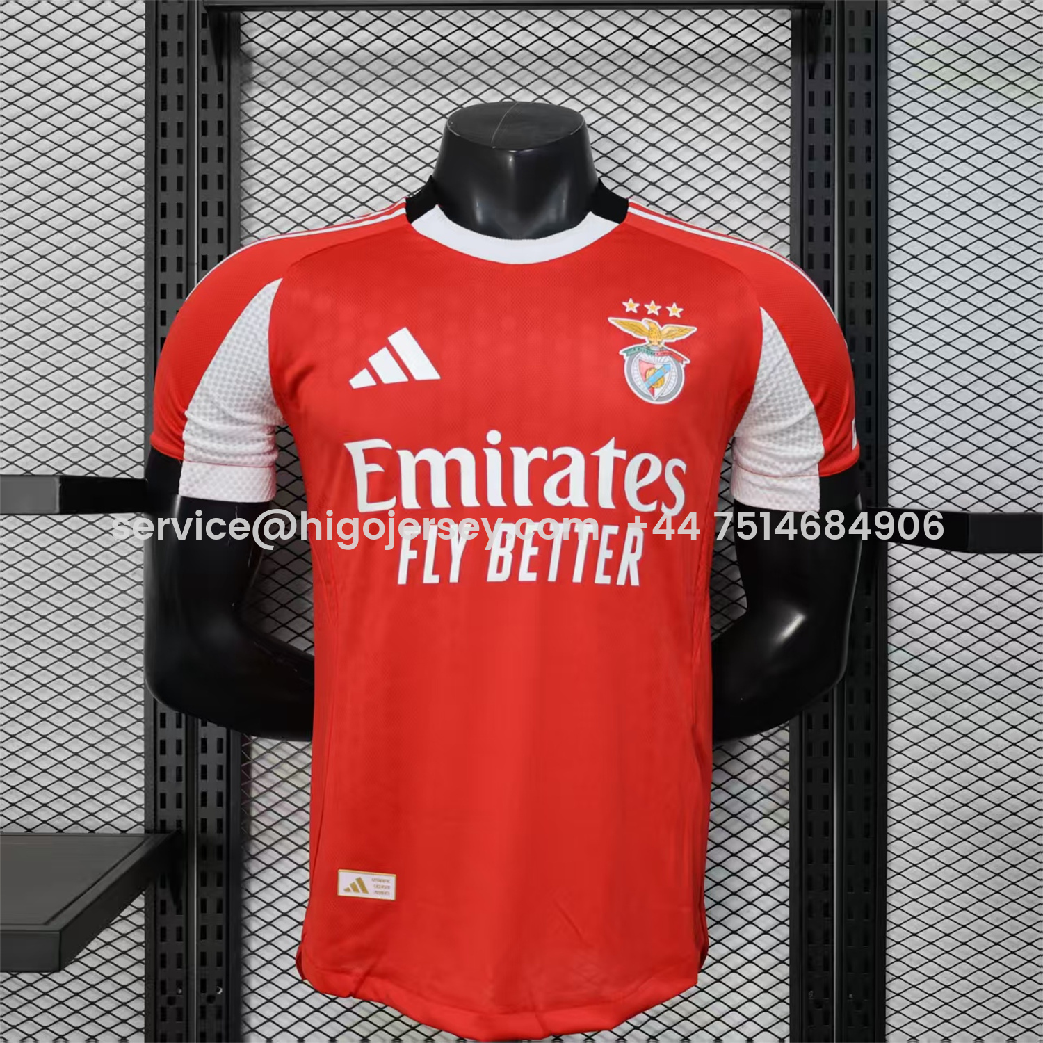 Higojerseys-Benfica 25-26 Home Jersey - Player Version