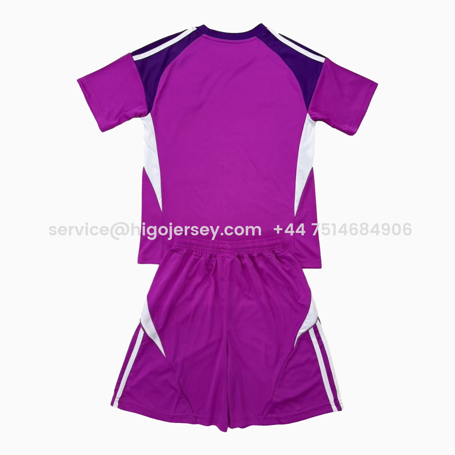 Higojerseys-Aberdeen 25-26 Purple Goalkeeper Kids Kit