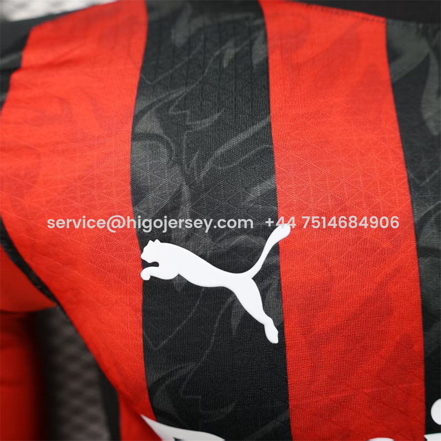 Higojerseys-AC Milan 25-26 Home Long Sleeves Jersey - Player Version