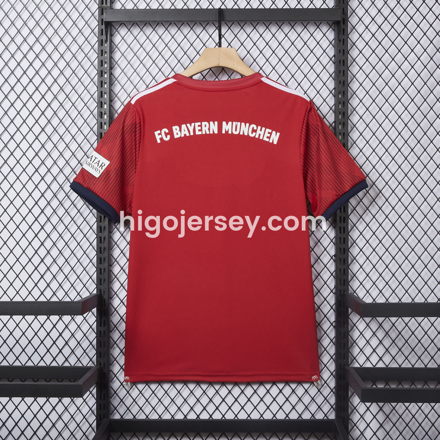 Higojerseys-Retro Bayern Munich 2018-19 Home Jersey