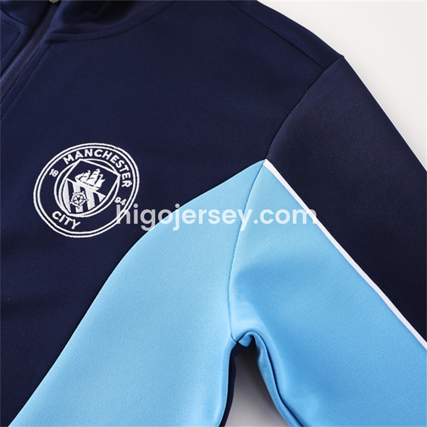 Higojerseys-Manchester City 25-26 Jacket Training Tracksuit - Deep Blue Jackets & Pants