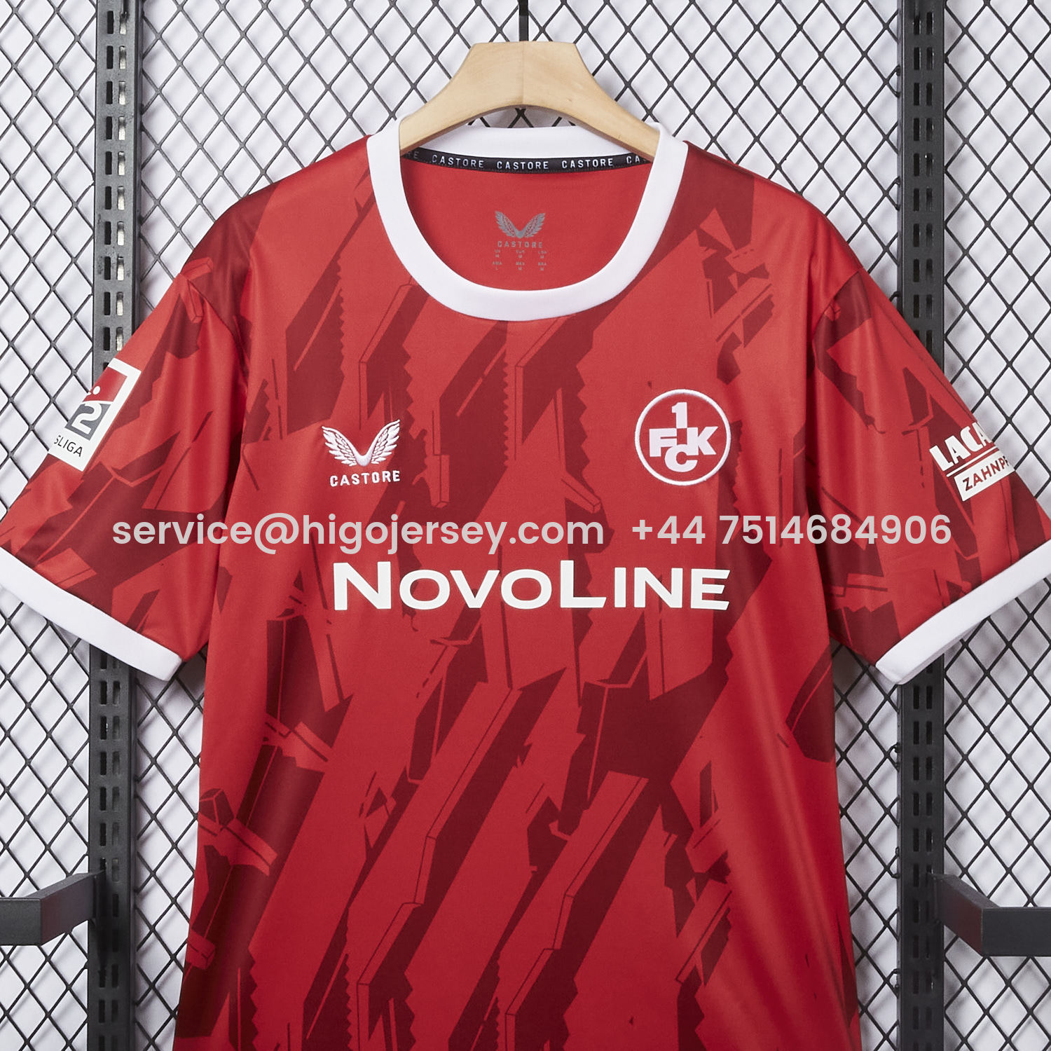 Higojerseys-Kaiserslautern 25-26 Home Jersey - Fans Version