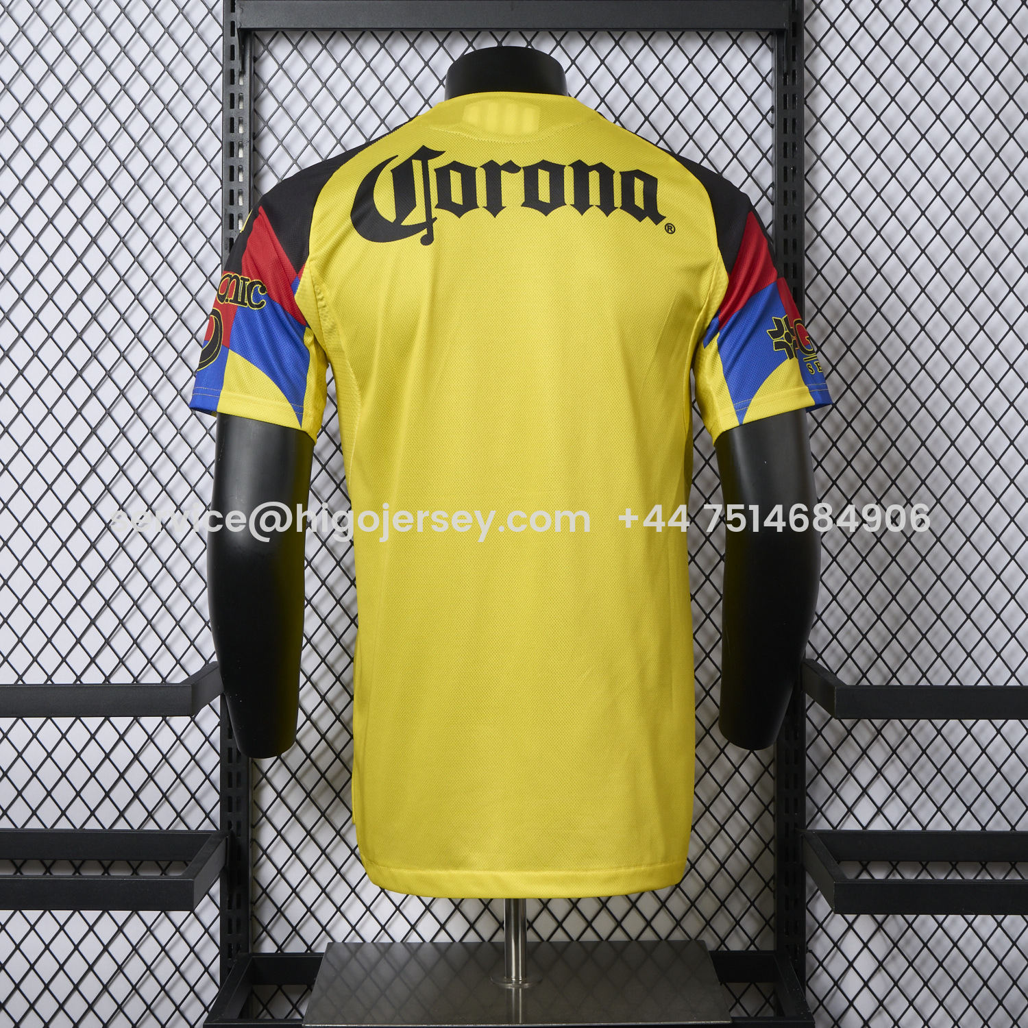 Higojerseys-【Pink Font】Club América 25-26 Home Yellow Jersey - Player Version