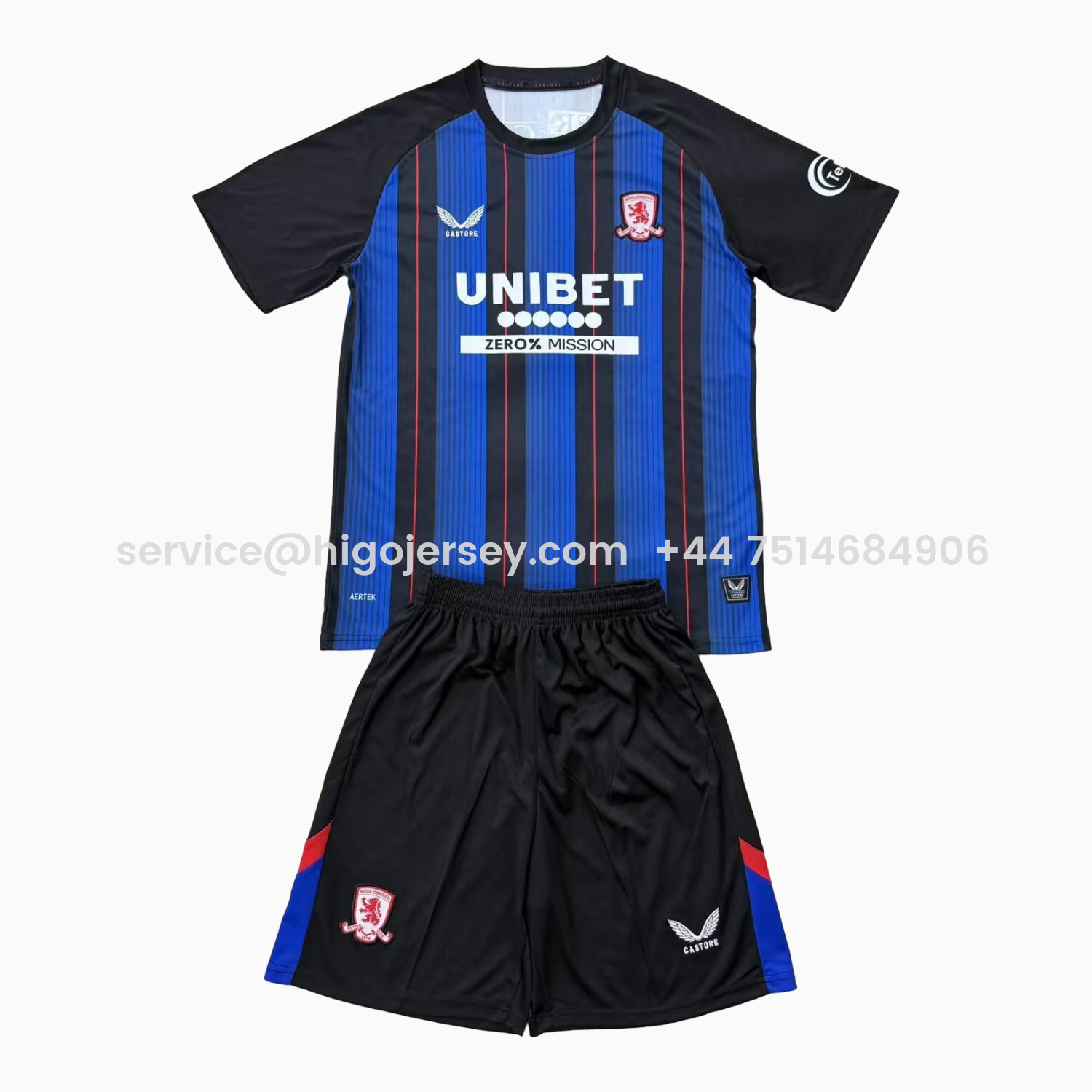 Higojerseys-Middlesbrough 25-26 Away Men's Adult Jersey Set - Fans Version