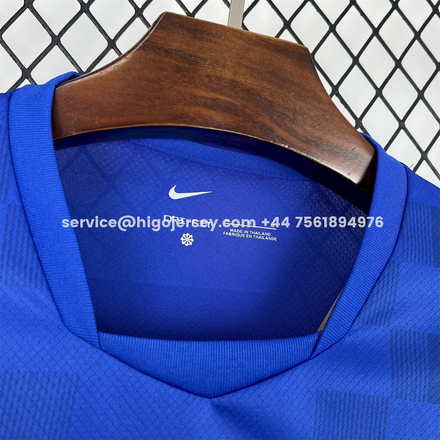 Higojerseys-Croatia 2026 Away Blue Jersey - Fans Version