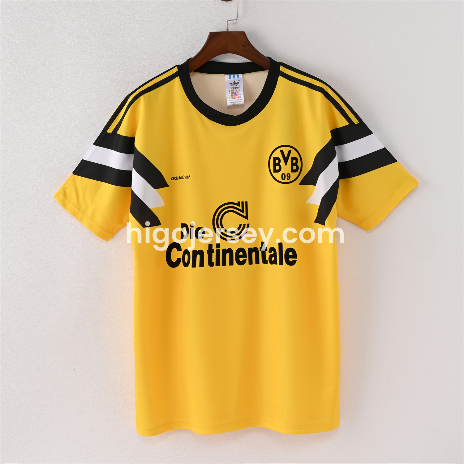 Higojerseys-Retro Dortmund 1988-89 DFB-Pokal Final Jersey