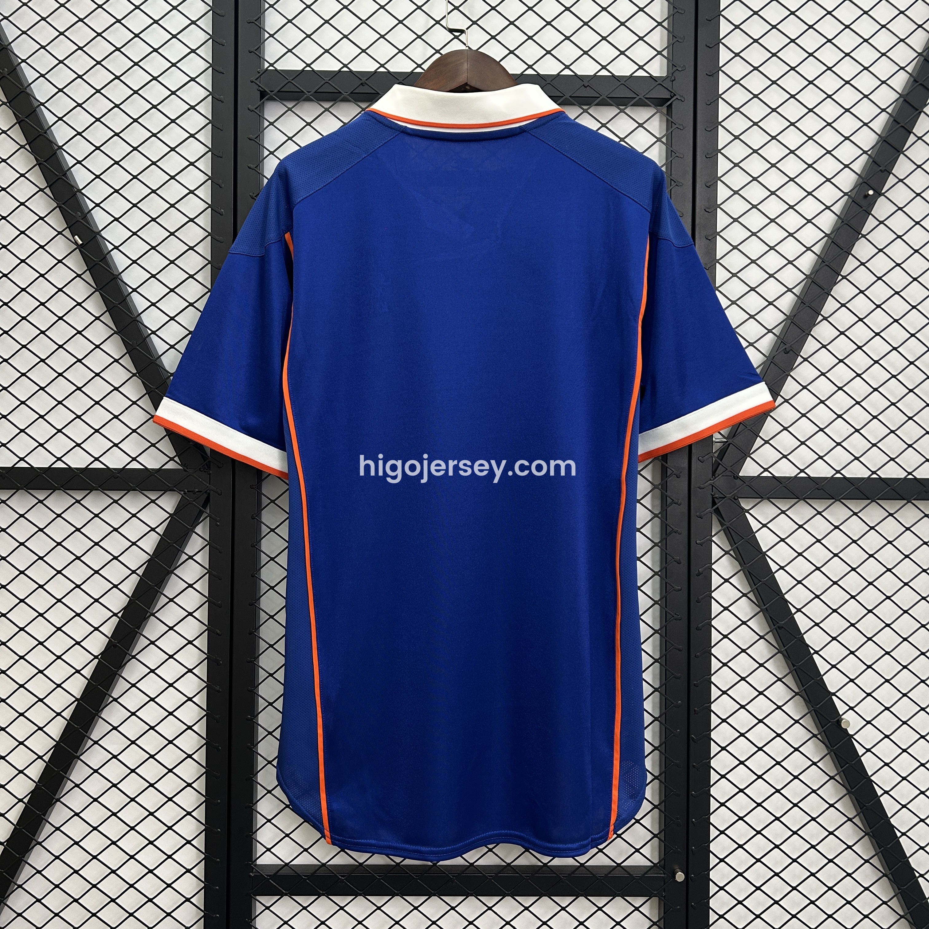 Higojerseys-Retro Netherlands 1998 Away Jersey