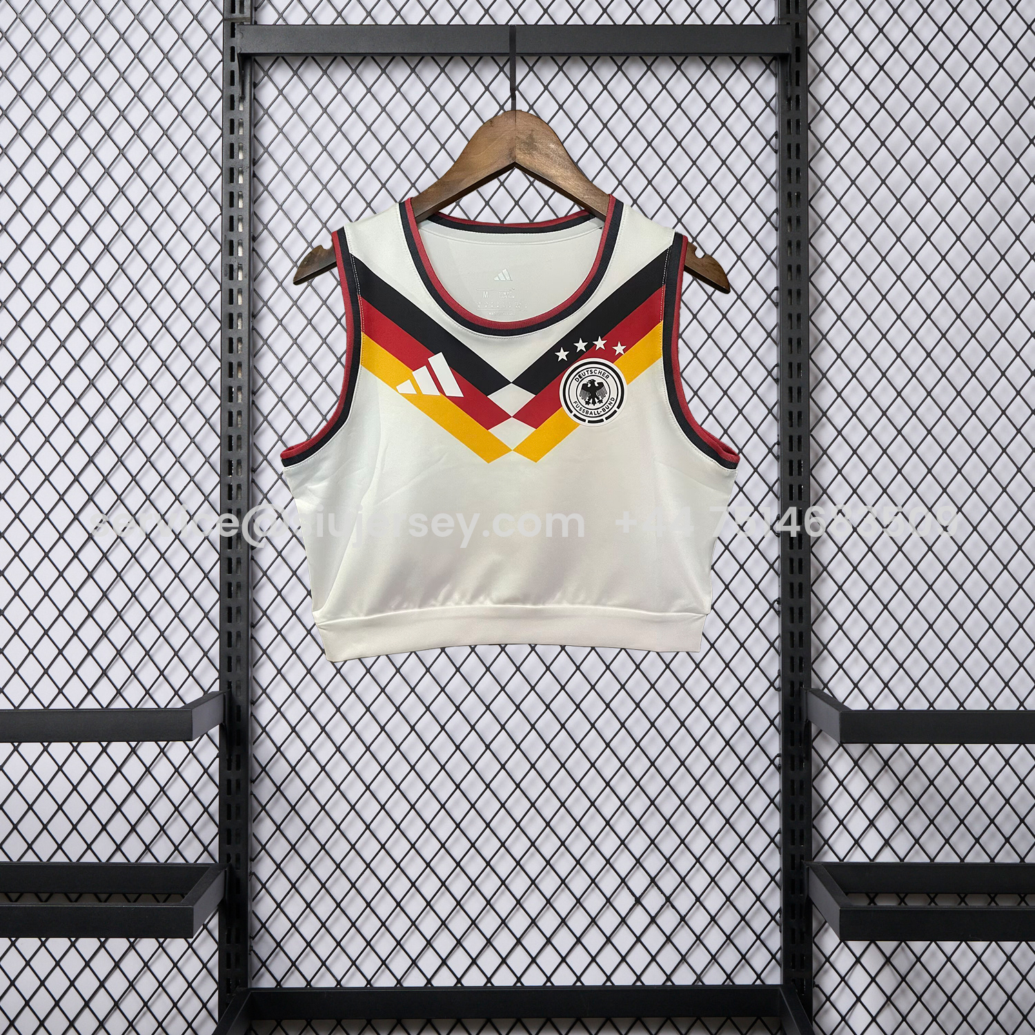 SIUjerseys-Women's Germany 2026 Home Yoga Vest