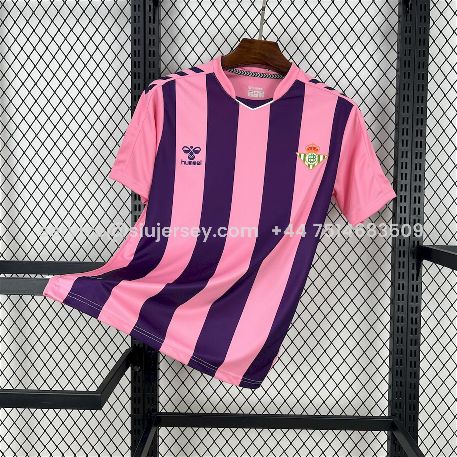 SIUjerseys-Real Betis 25-26 Pink Purple Stripe Special Edition Jersey - Fans Version