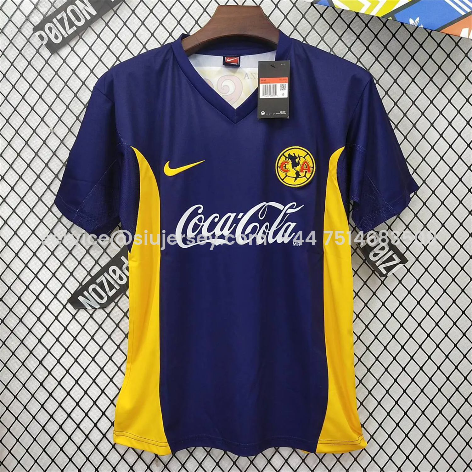 SIUjerseys-Retro Club América 2004-05 Away Jersey