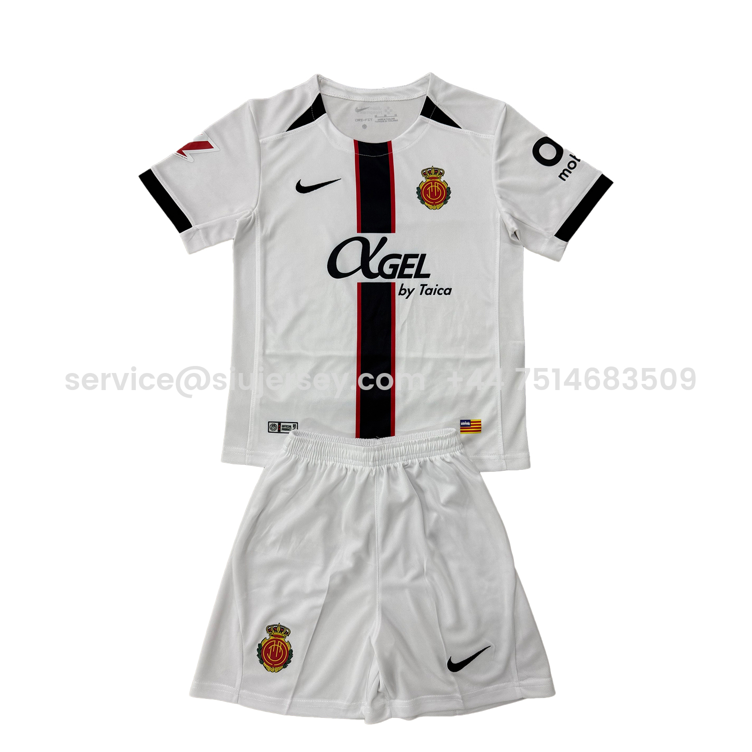 SIUjerseys-Mallorca 25-26 Away White Men's Adult Jersey Set - Fans Version
