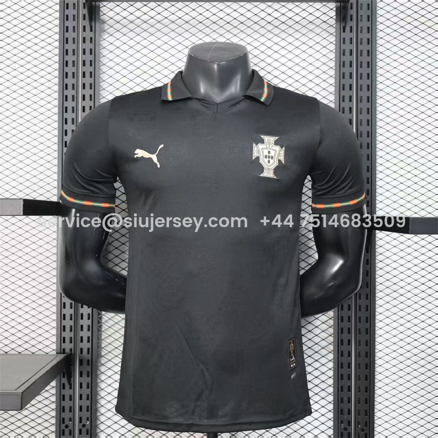 SIUjerseys-Portugal 2026 Away Black Jersey (Leaked Version) - Player Version