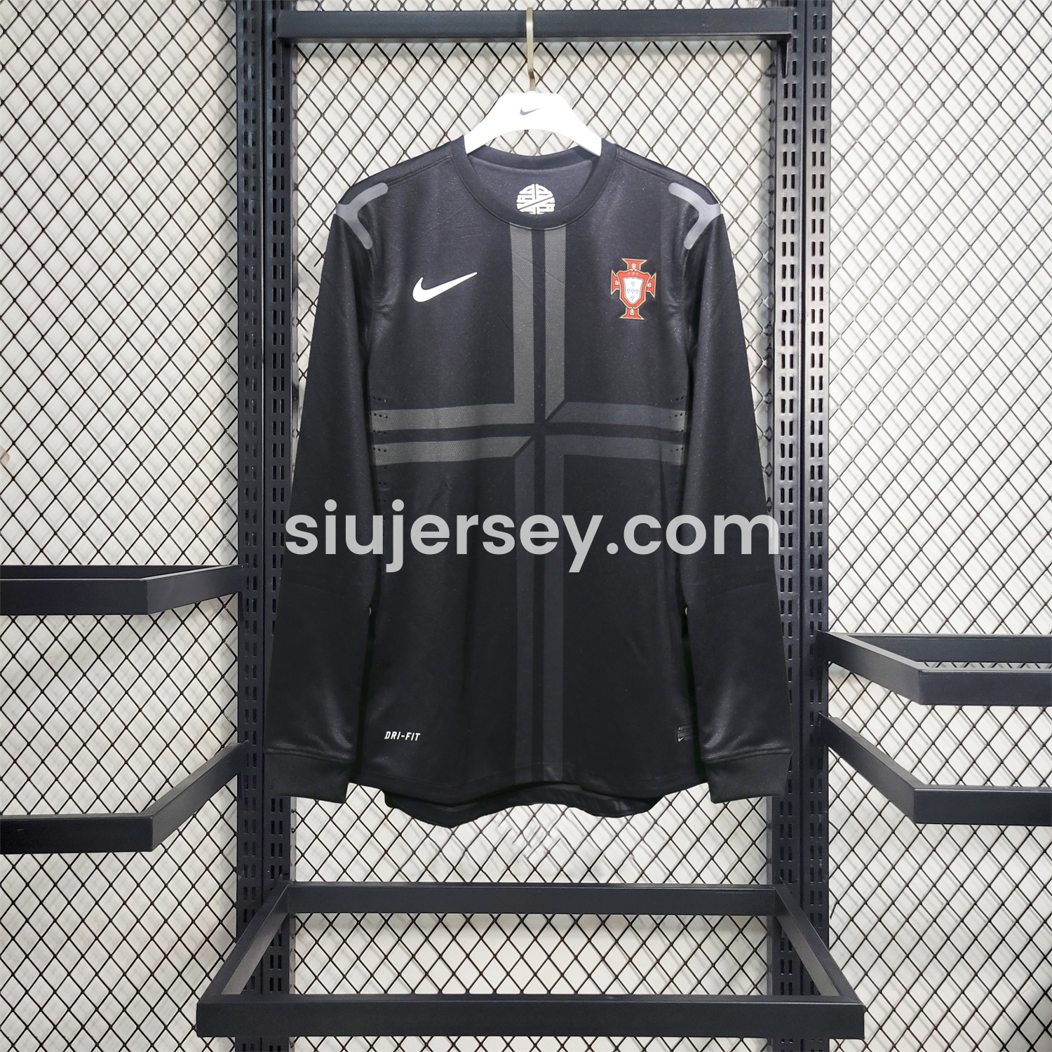 SIUjerseys-Retro Portugal 2013 Away Long Sleeves Jersey - Player Version