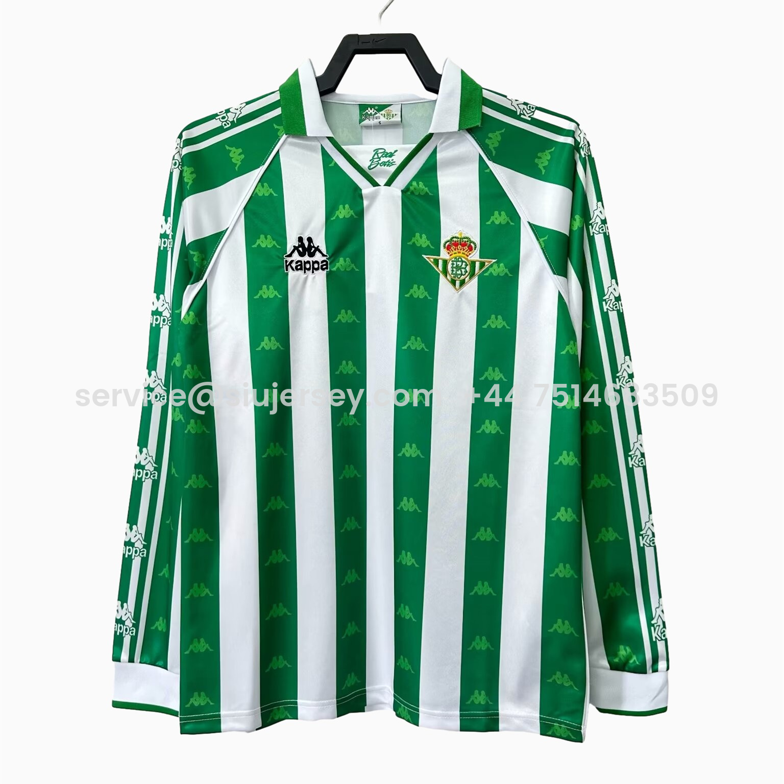 SIUjerseys-Retro Real Betis 95-97 Home Stadium Long Sleeve Jersey