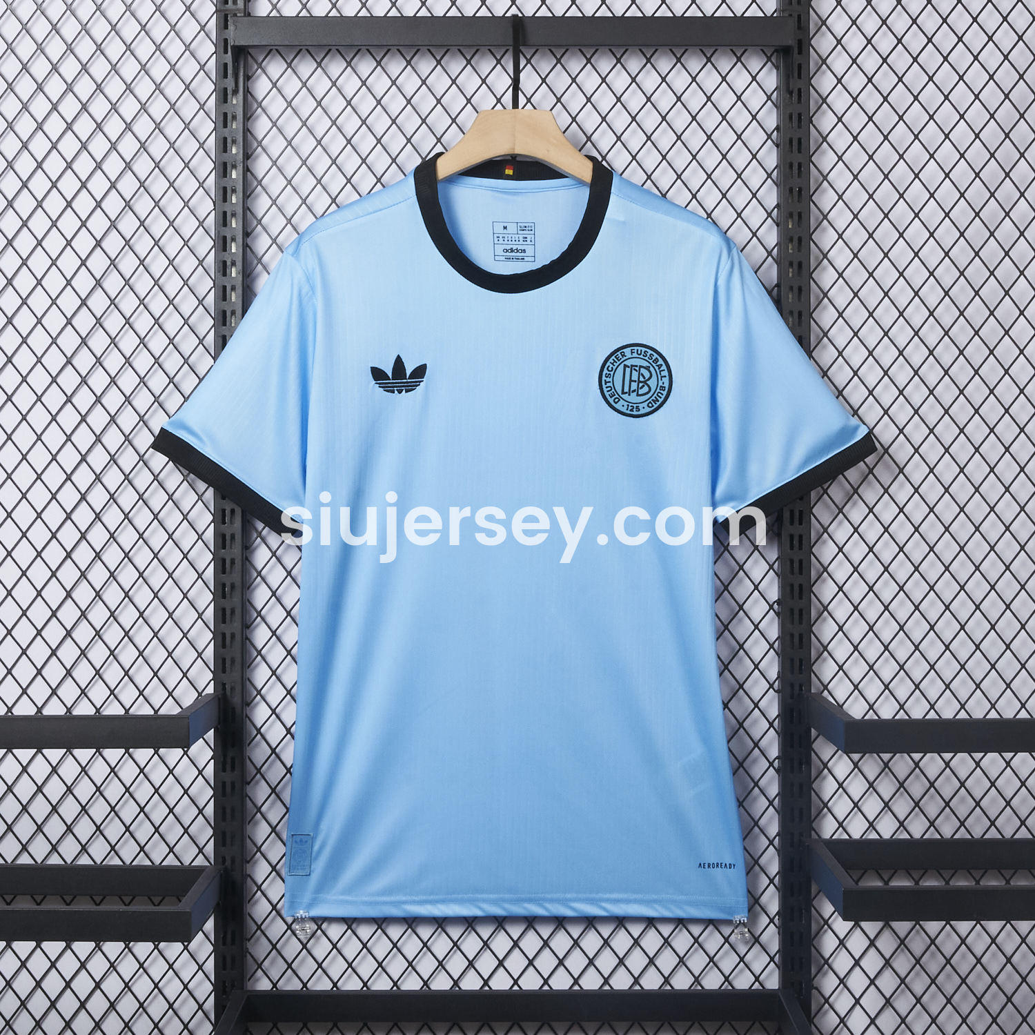 SIUjerseys-Germany 2025 125-Year Anniversary GK Blue Jersey - Fans Version