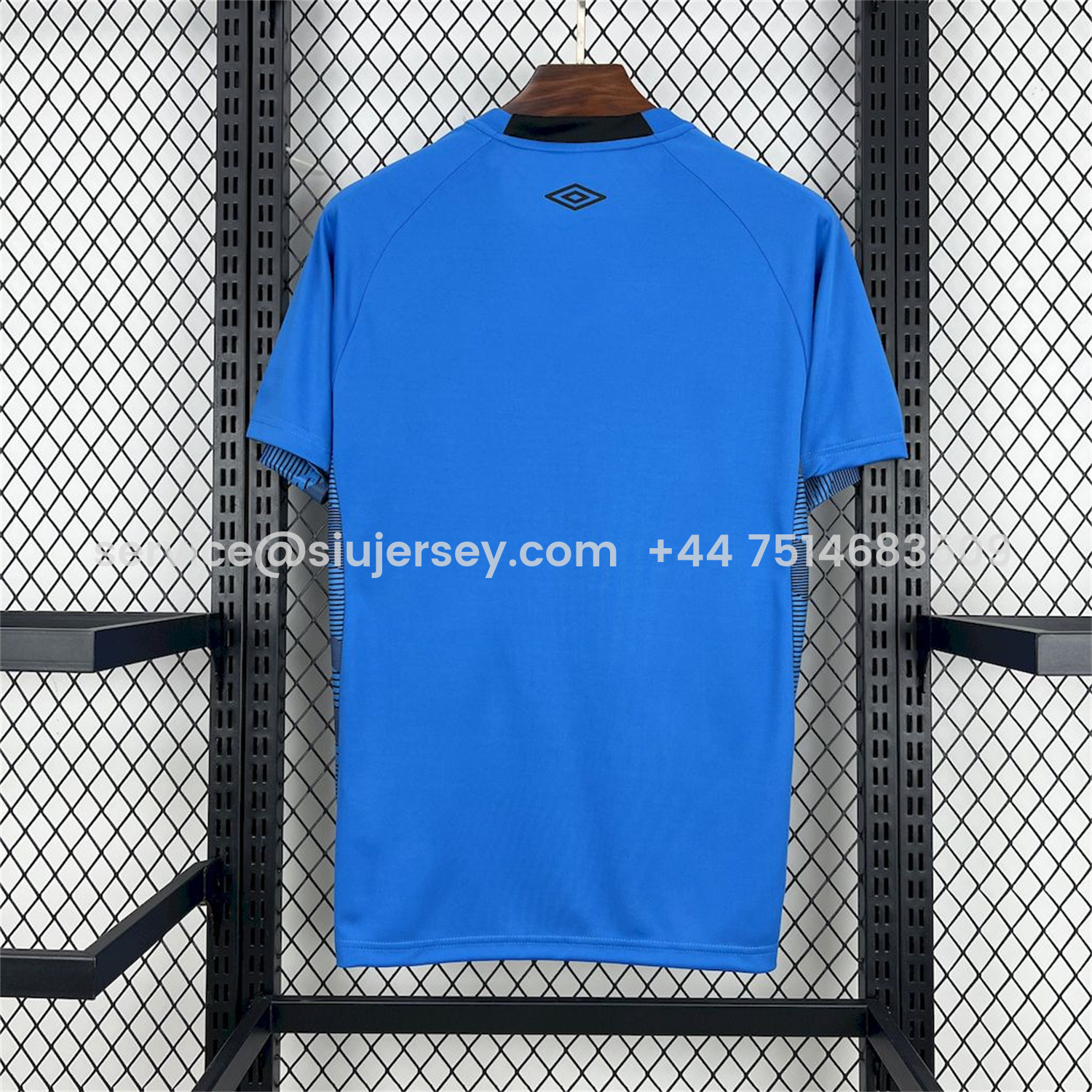 SIUjerseys-Santos 25-26 Blue Goalkeeper Unsponsored Jersey - Fans Version