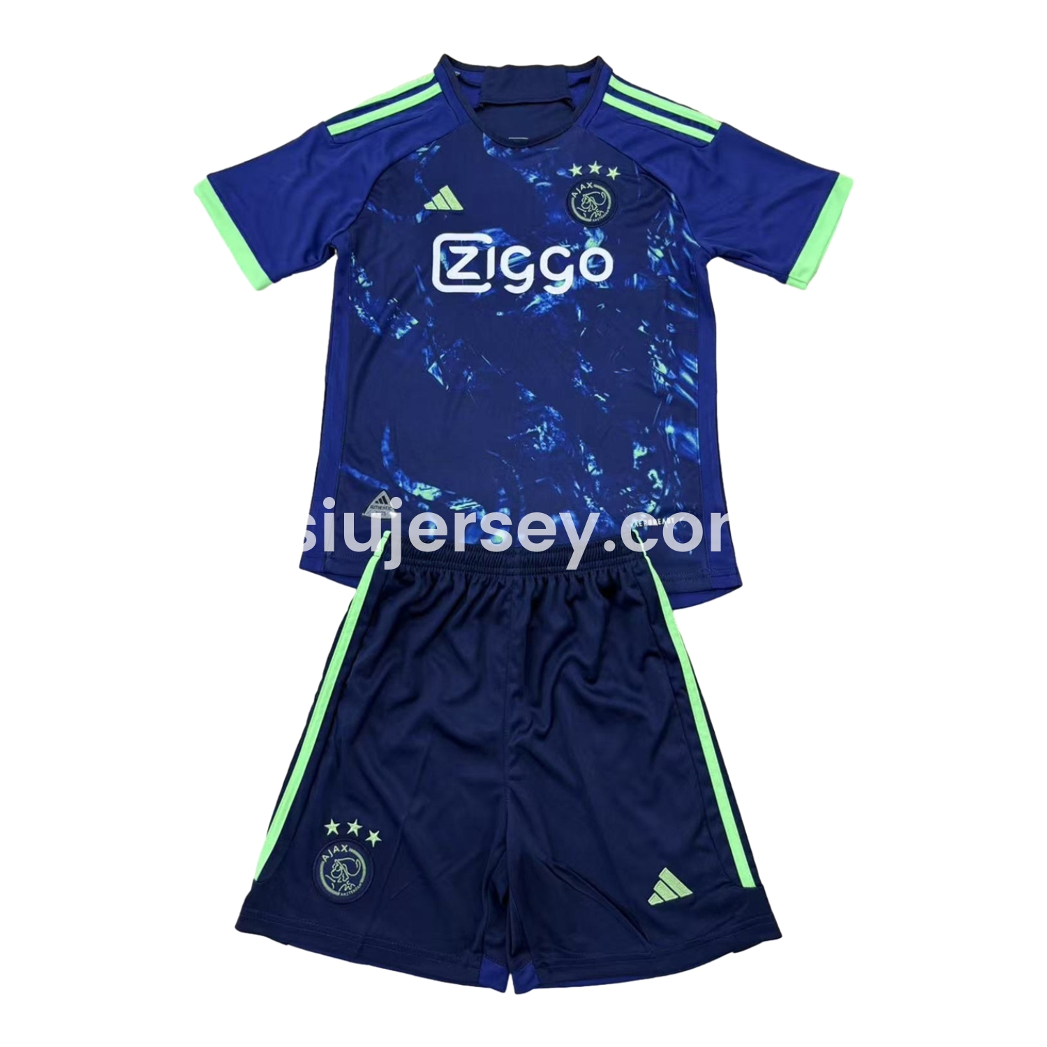 SIUjerseys-Ajax 24-25 Blue Special Edition Kids Kit