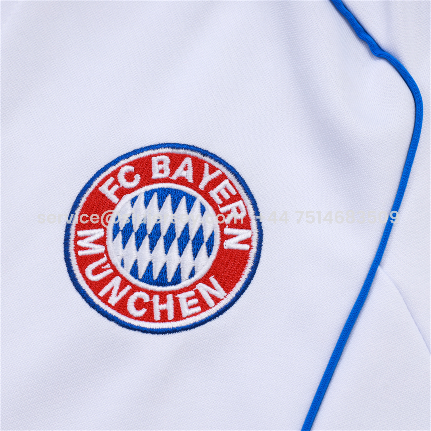 SIUjerseys-Bayern Munich 25-26 Jacket Training Tracksuit - White Throwback Jackets & Grey Pants