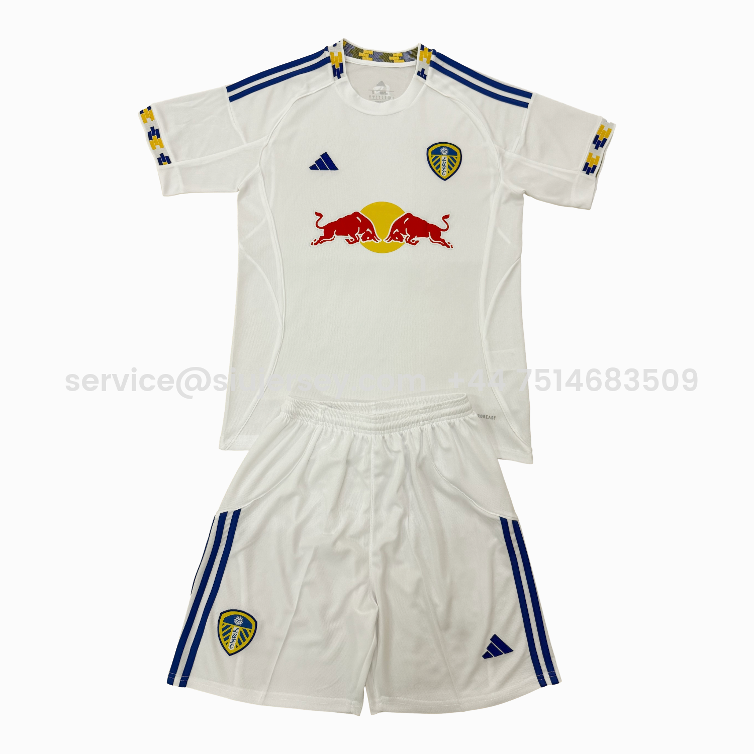 SIUjerseys-Leeds United 25-26 Home Men's Adult Jersey Set - Fans Version