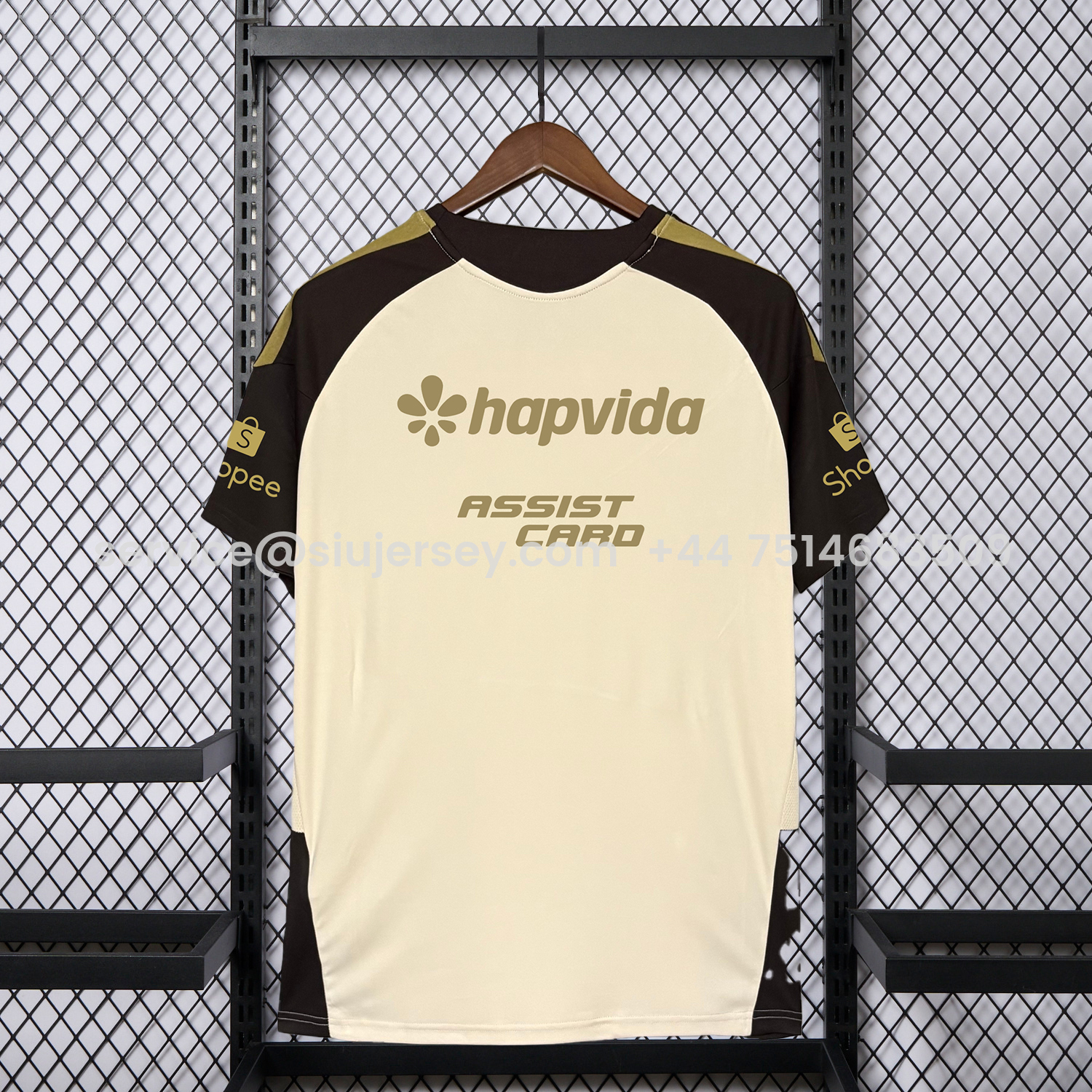 SIUjerseys-Flamengo 25-26 Cream Black Special Jersey With All Sponsors - Fans Version