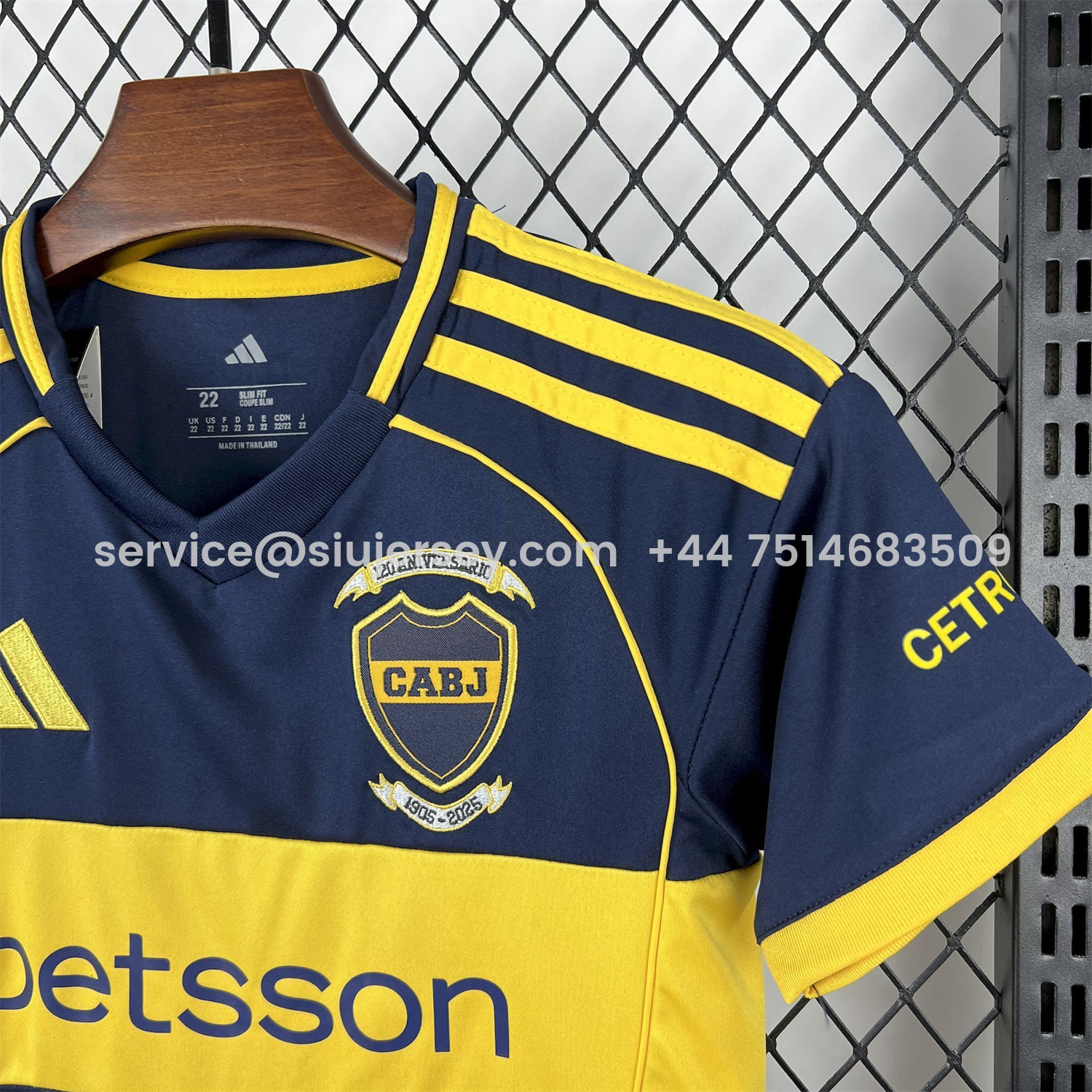 SIUjerseys-Boca Juniors 25-26 Home 120th Anniversary Kids Kit