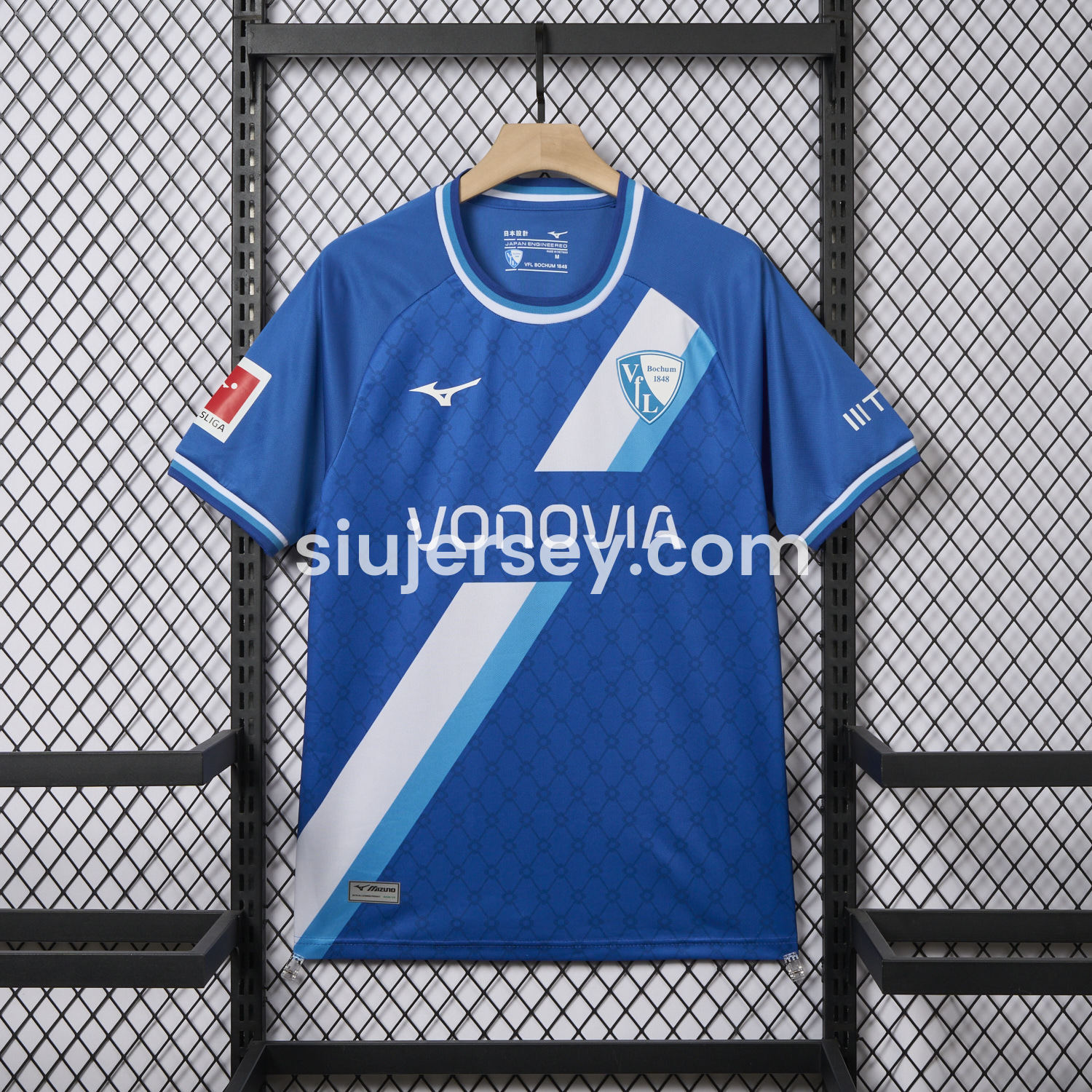 SIUjerseys-Bochum 24-25 White Slanted Stripe Special Jersey with Sponsors - Fans Version