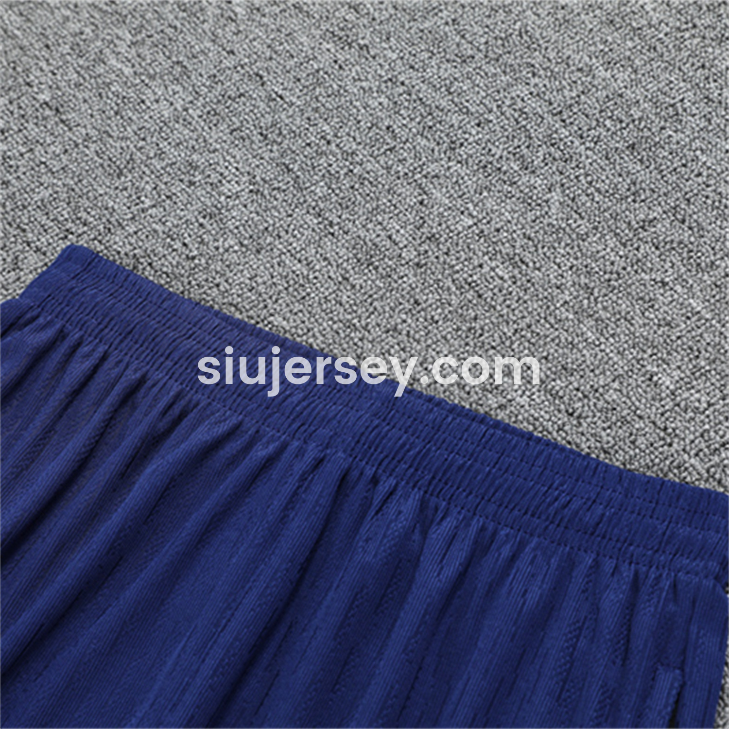 SIUjerseys-Paris Saint-Germain PSG 25-26 Kid Long Sleeves Training Set - Royal Blue Gray Sleeves Top & Royal Blue Pants