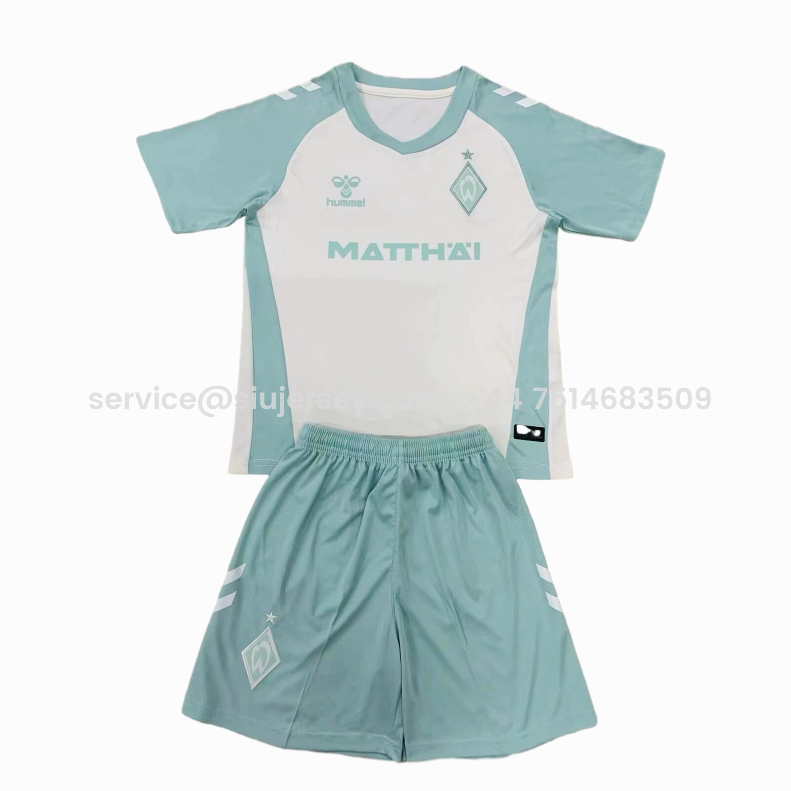 SIUjerseys-Werder Bremen 24-25 Away Kids Kit