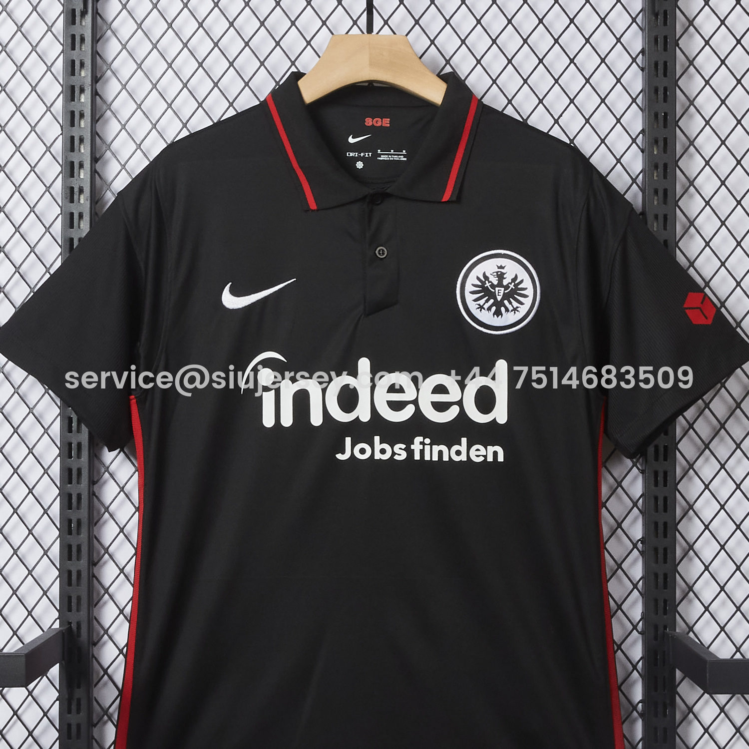 SIUjerseys-Retro Frankfurt 2021-22 Home Black Jersey