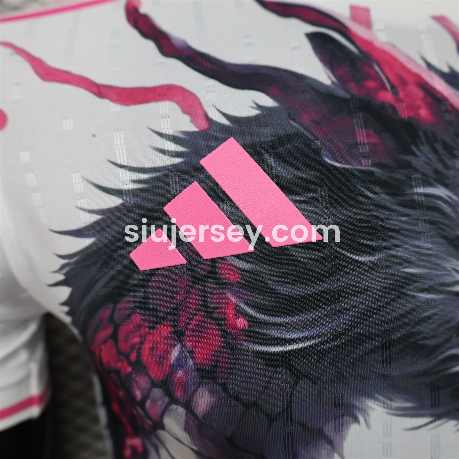 SIUjerseys-Japan 25-26 Black Dragon & Tower White Special Edition Jersey - Player Version