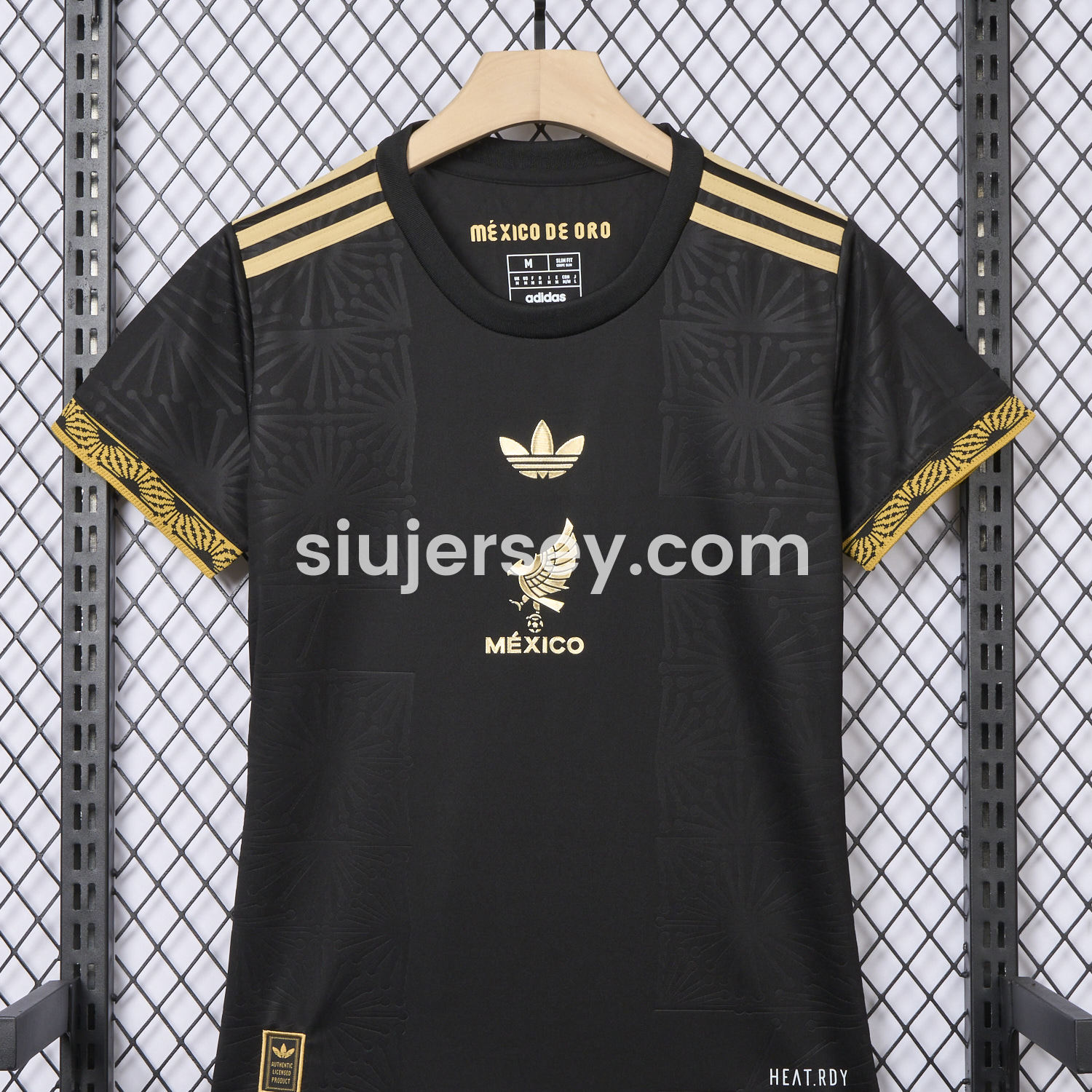 SIUjerseys-Women's Mexico 2025 Gold Cup Black Jersey - Fans Version