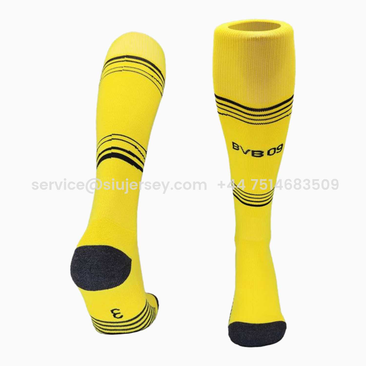 SIUjerseys-Dortmund 25-26 Home Socks - Yellow