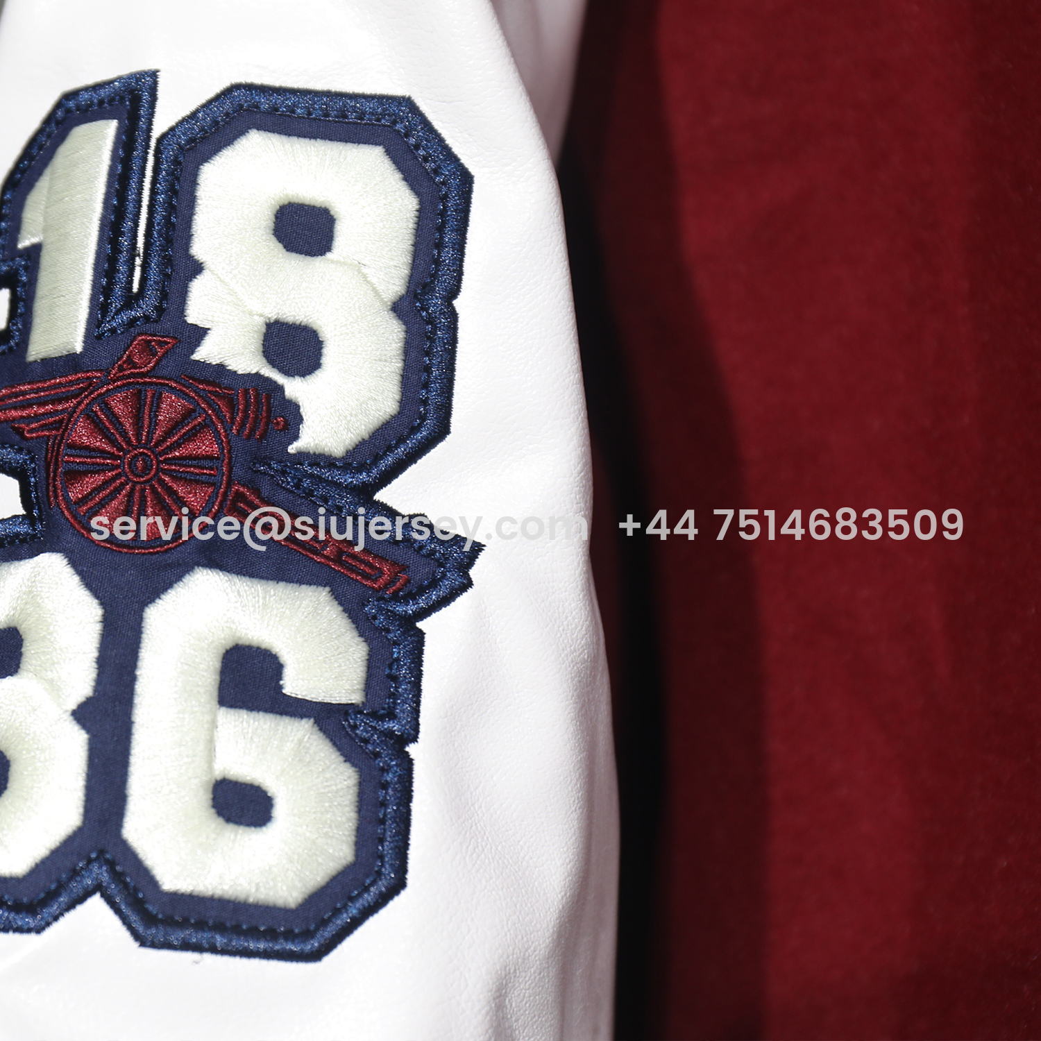 SIUjerseys-Arsenal 25-26 Warm Windbreaker Jacket - Wine Red And White