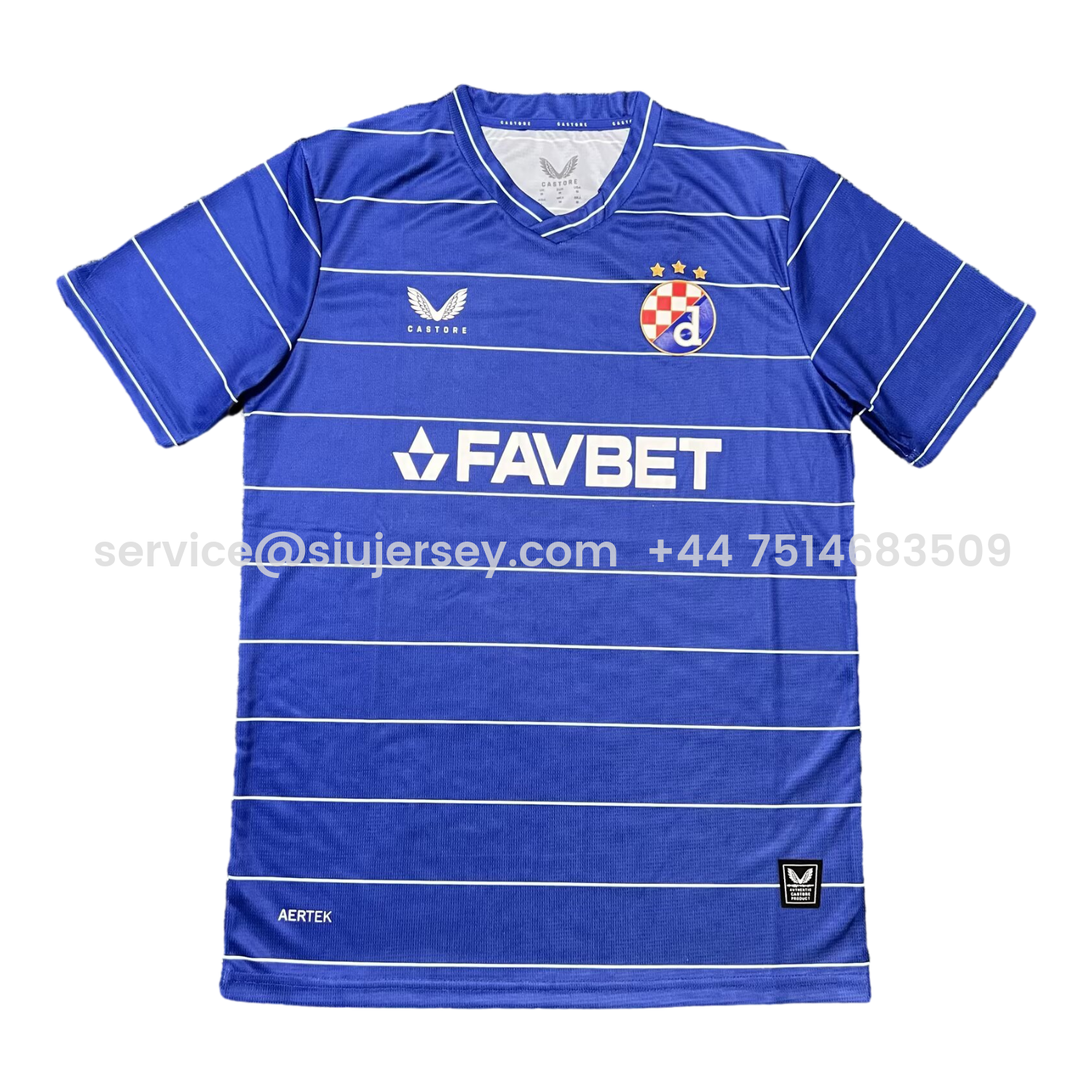 SIUjerseys-Dinamo Zagreb 25-26 Home Blue Jersey - Fans Version