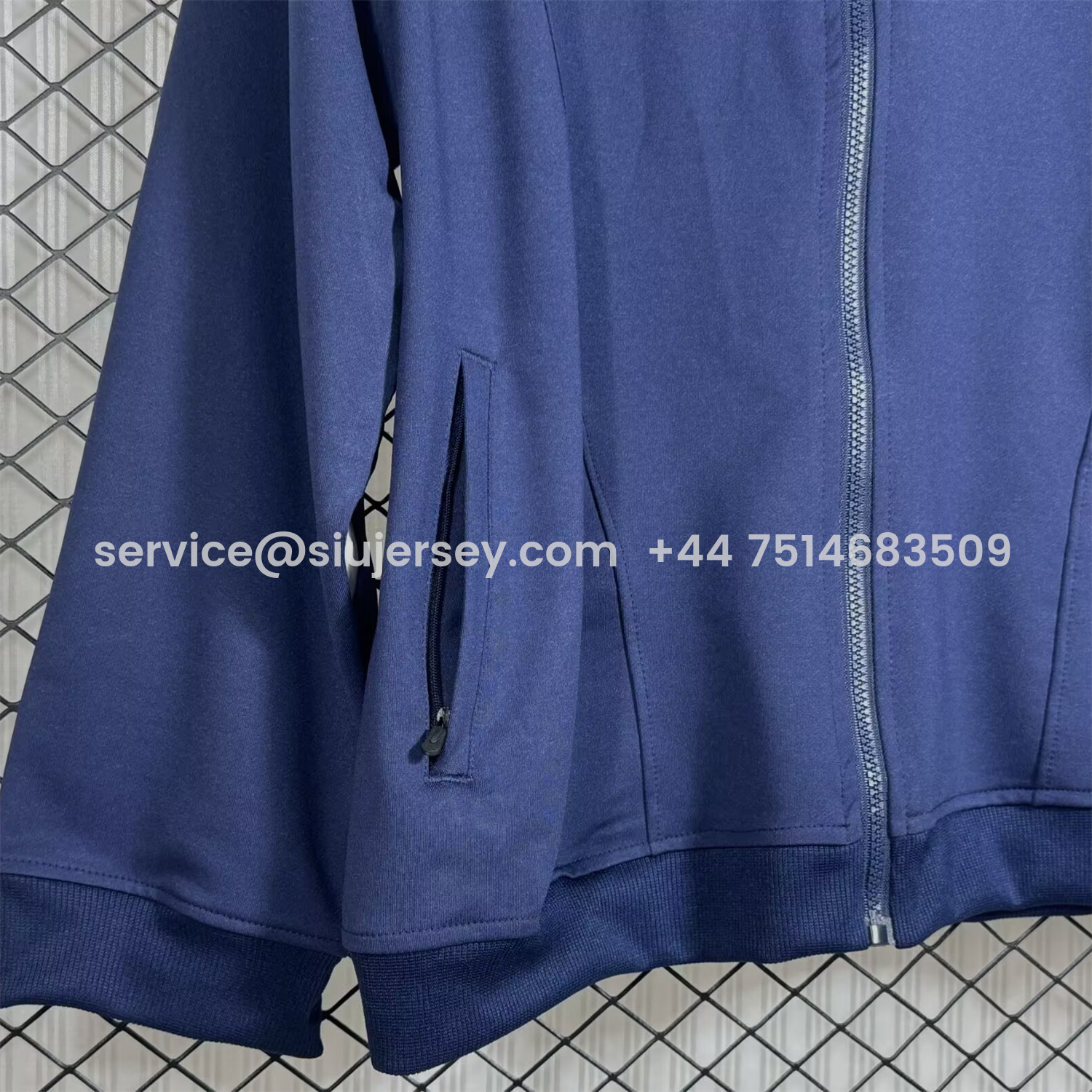 SIUjerseys-Real Madrid 25-26 Windbreaker Jacket - Blue And Yellow