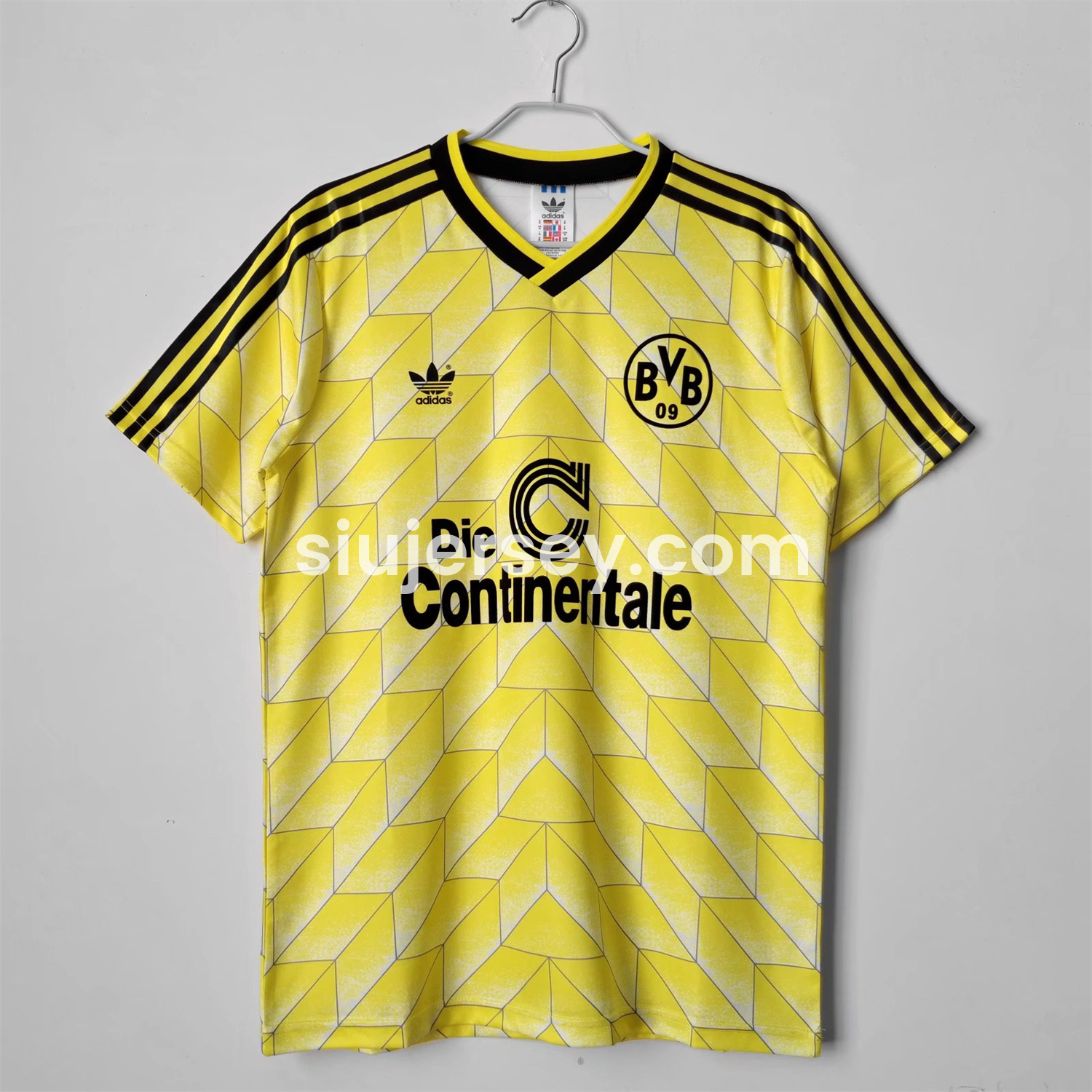 SIUjerseys-Retro Dortmund 1988-89 Home Jersey