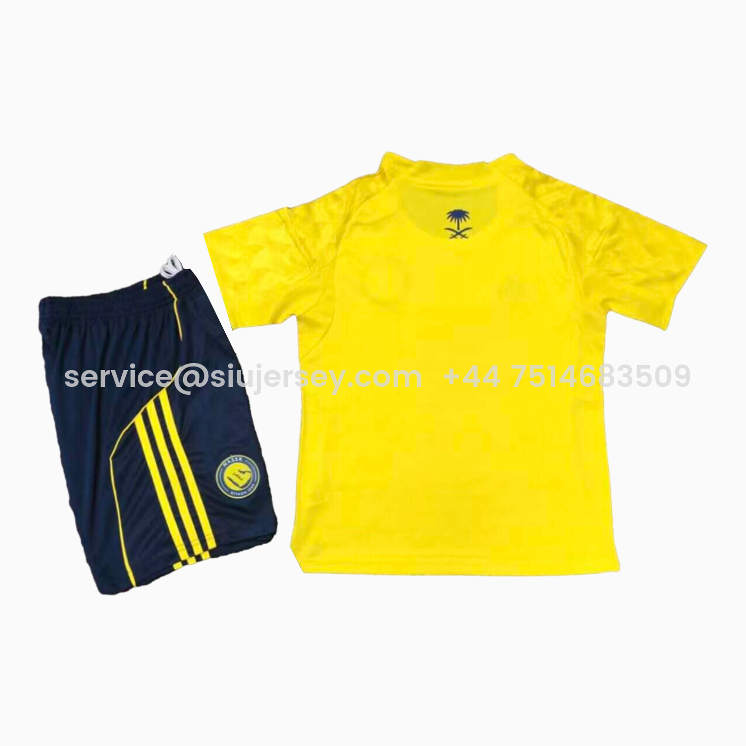 SIUjerseys-Al Nassr Riyadh Victory 25-26 Home Kids Kit