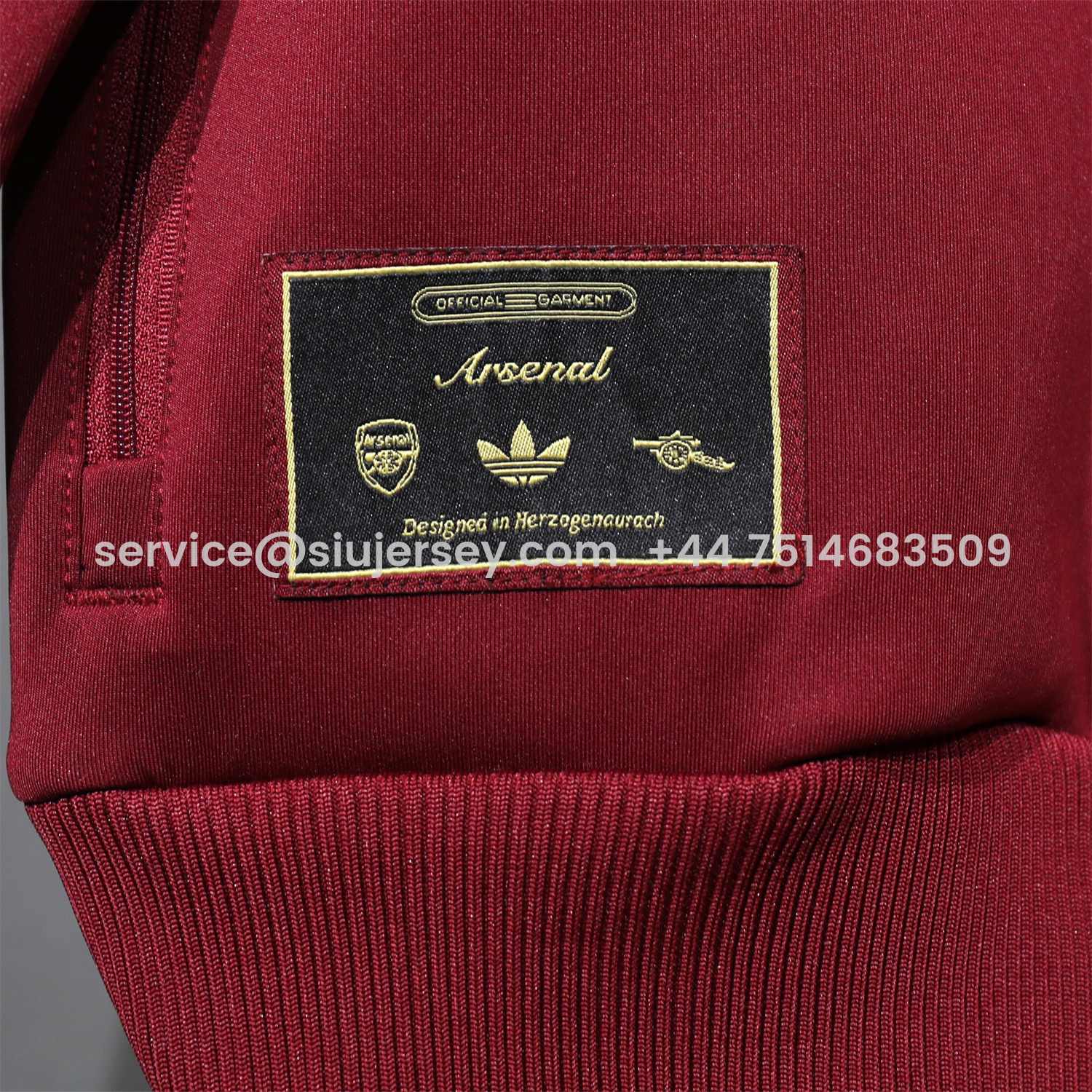 SIUjerseys-Arsenal 25-26 Jacket Training Tracksuit - Red Throwback Jackets & Red Pants