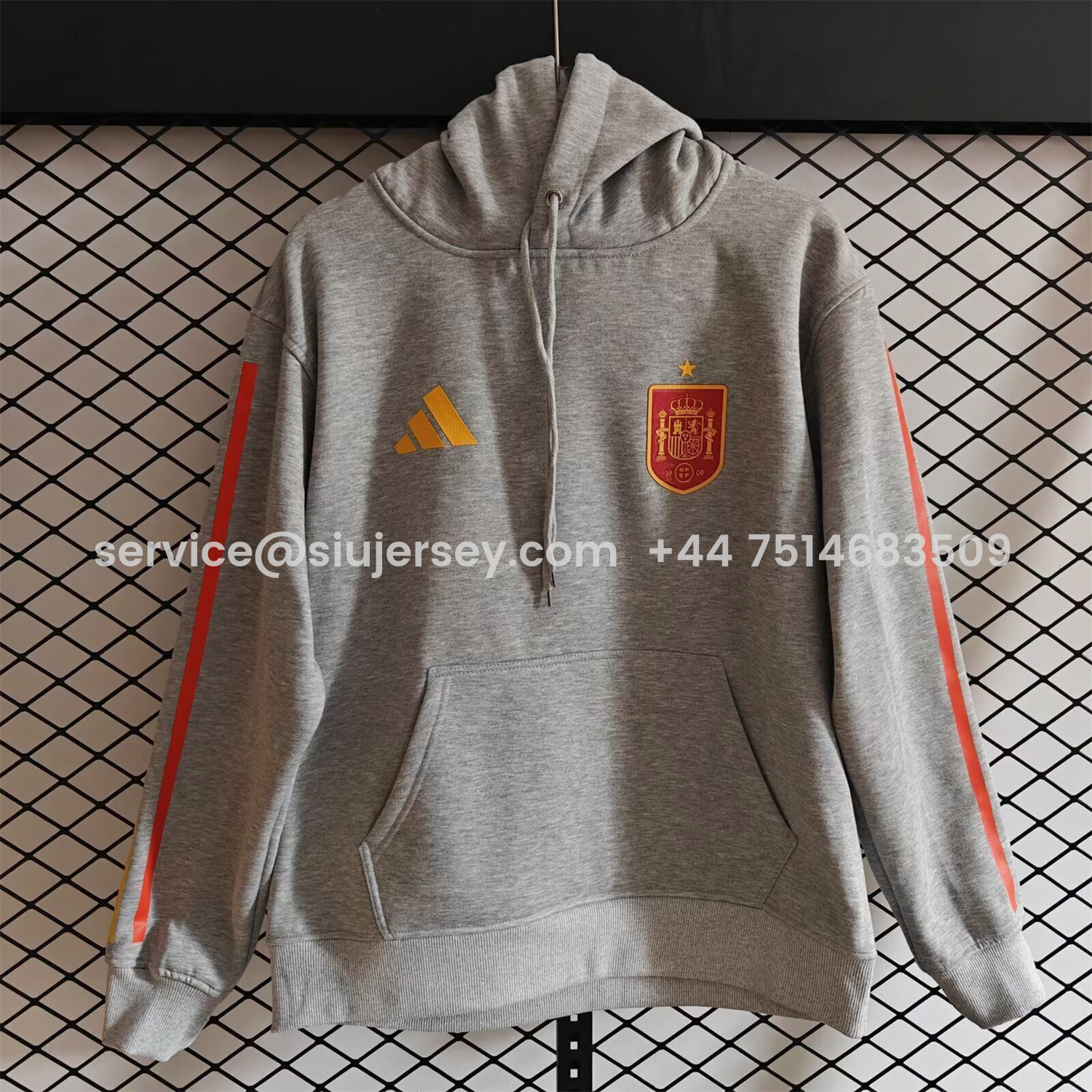 SIUjerseys-Spain 2026 Home Unisex Pullover Hoodie
