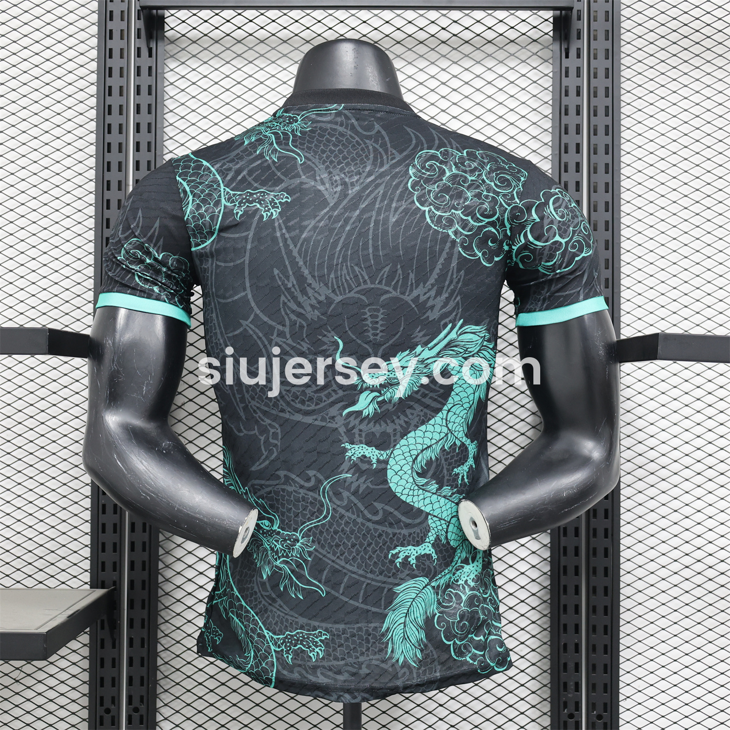 SIUjerseys-Real Madrid 24-25 Black and Green Loong Jersey - Player Version