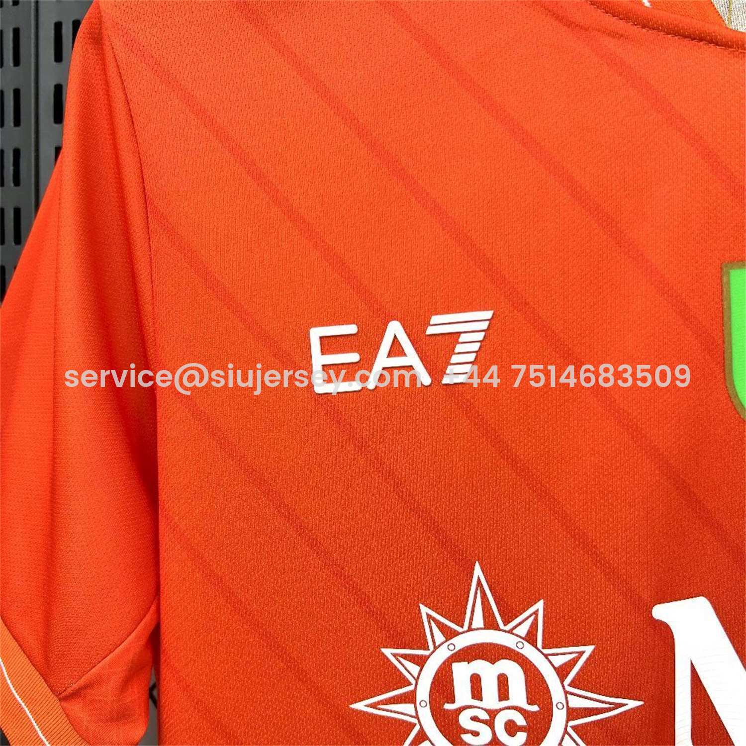 SIUjerseys-Napoli 25-26 Goalkeeper Orange Jersey - Fans Version