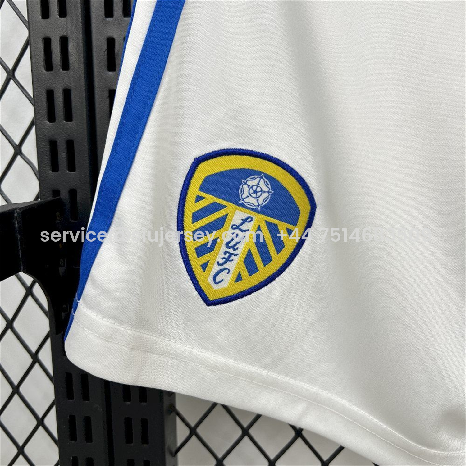 SIUjerseys-Leeds United 25-26 Home White Shorts - Fans Version