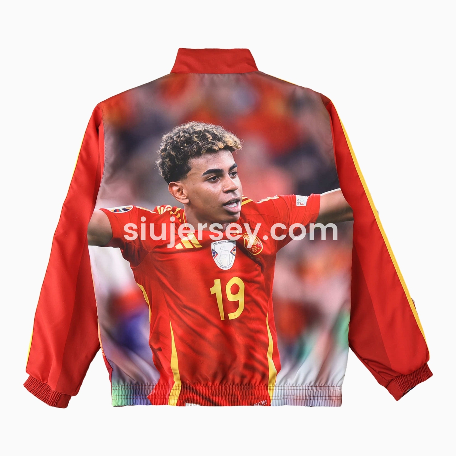 SIUjerseys-Spain 24-25 Red Double Sided Reversible Windbreaker - 2024 EURO Championship